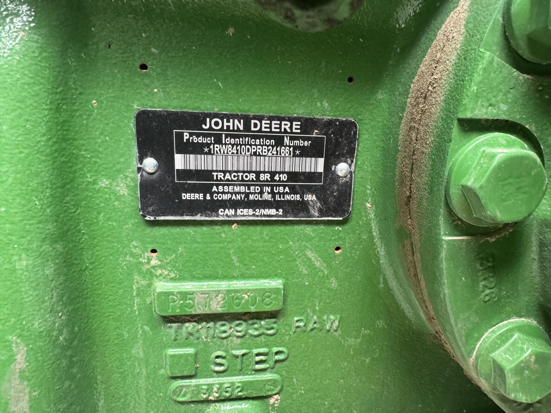 2024 John Deere 8R 410 Image