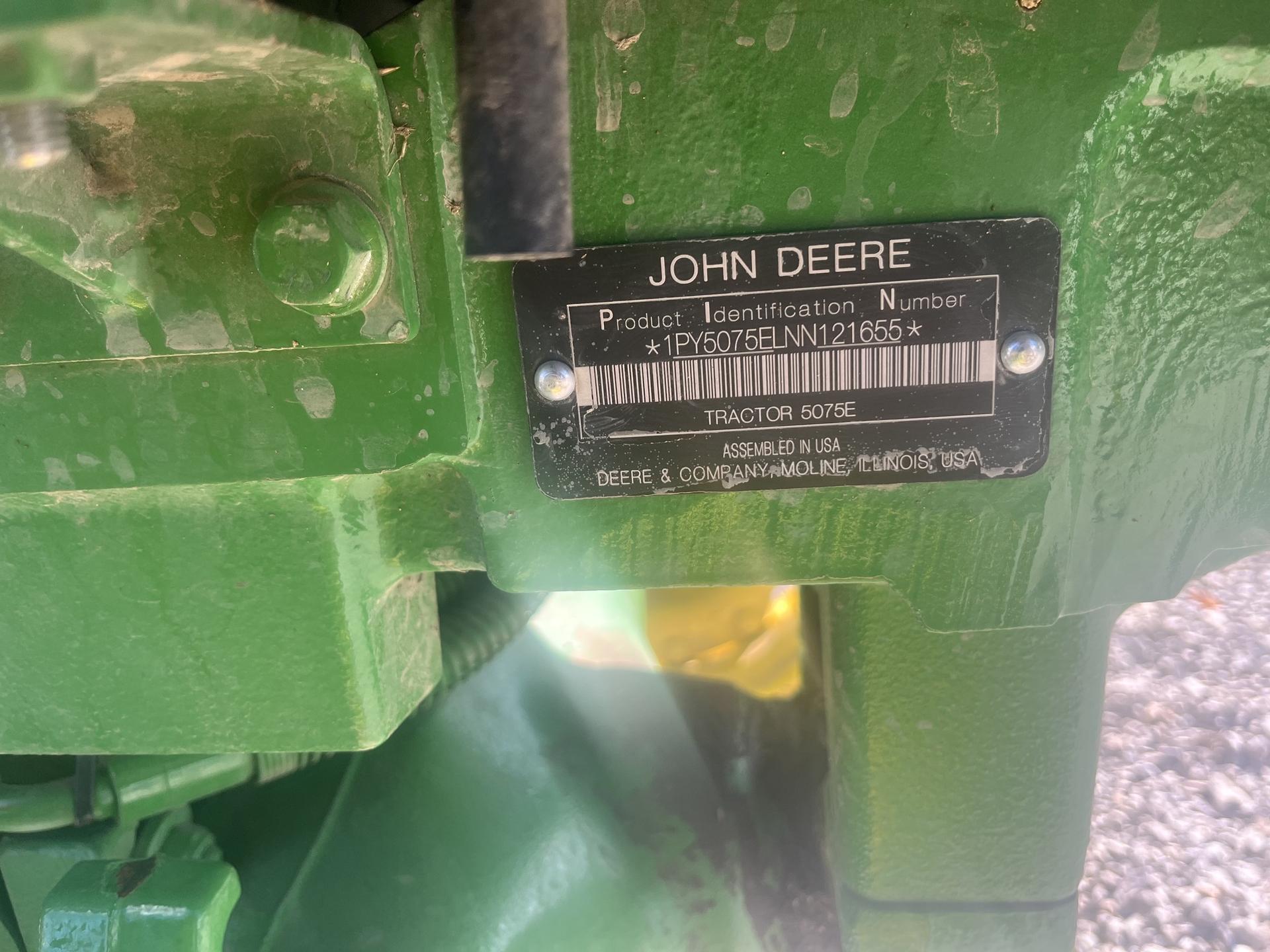 2022 John Deere 5075E