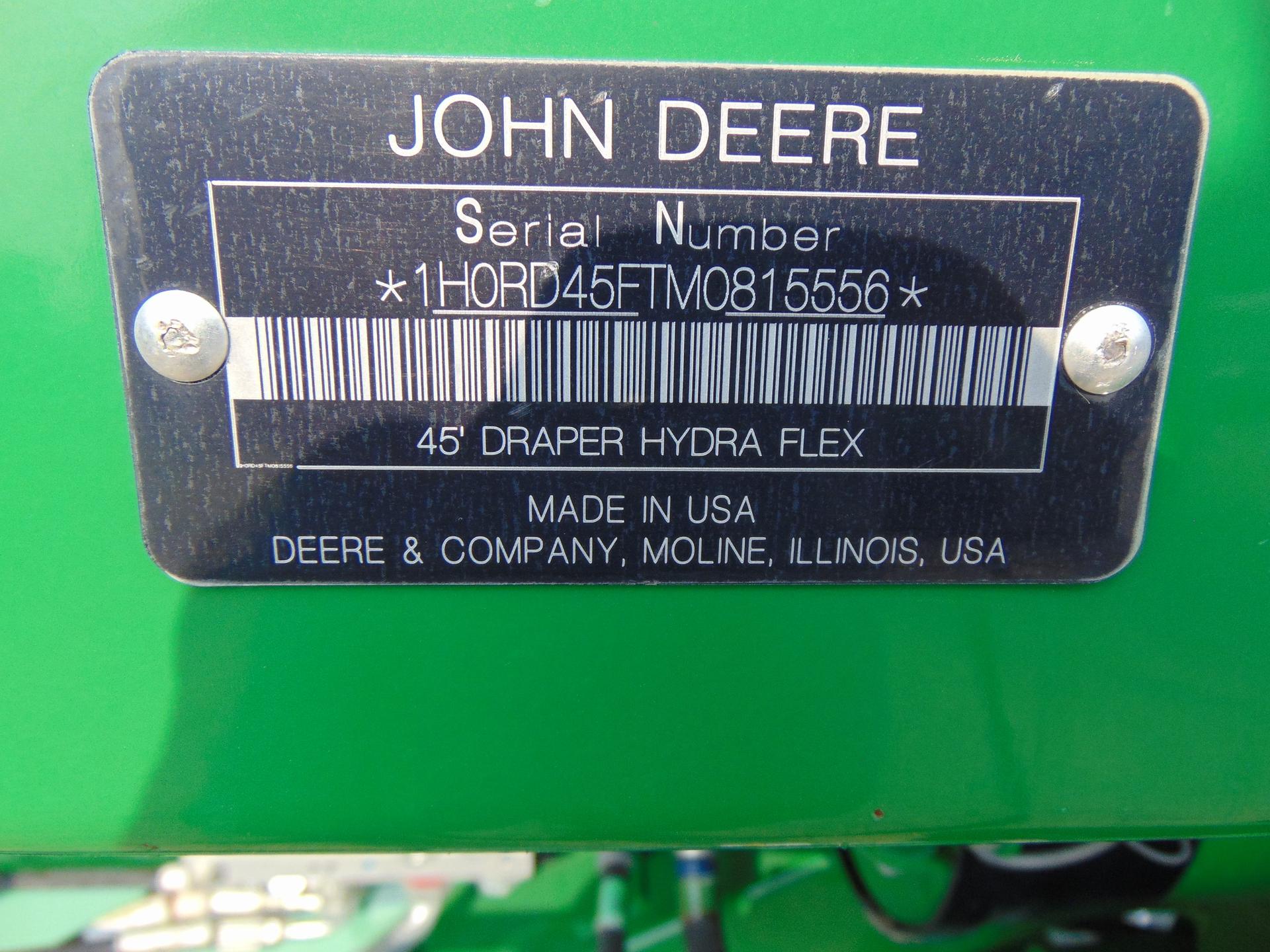 2021 John Deere RD45F