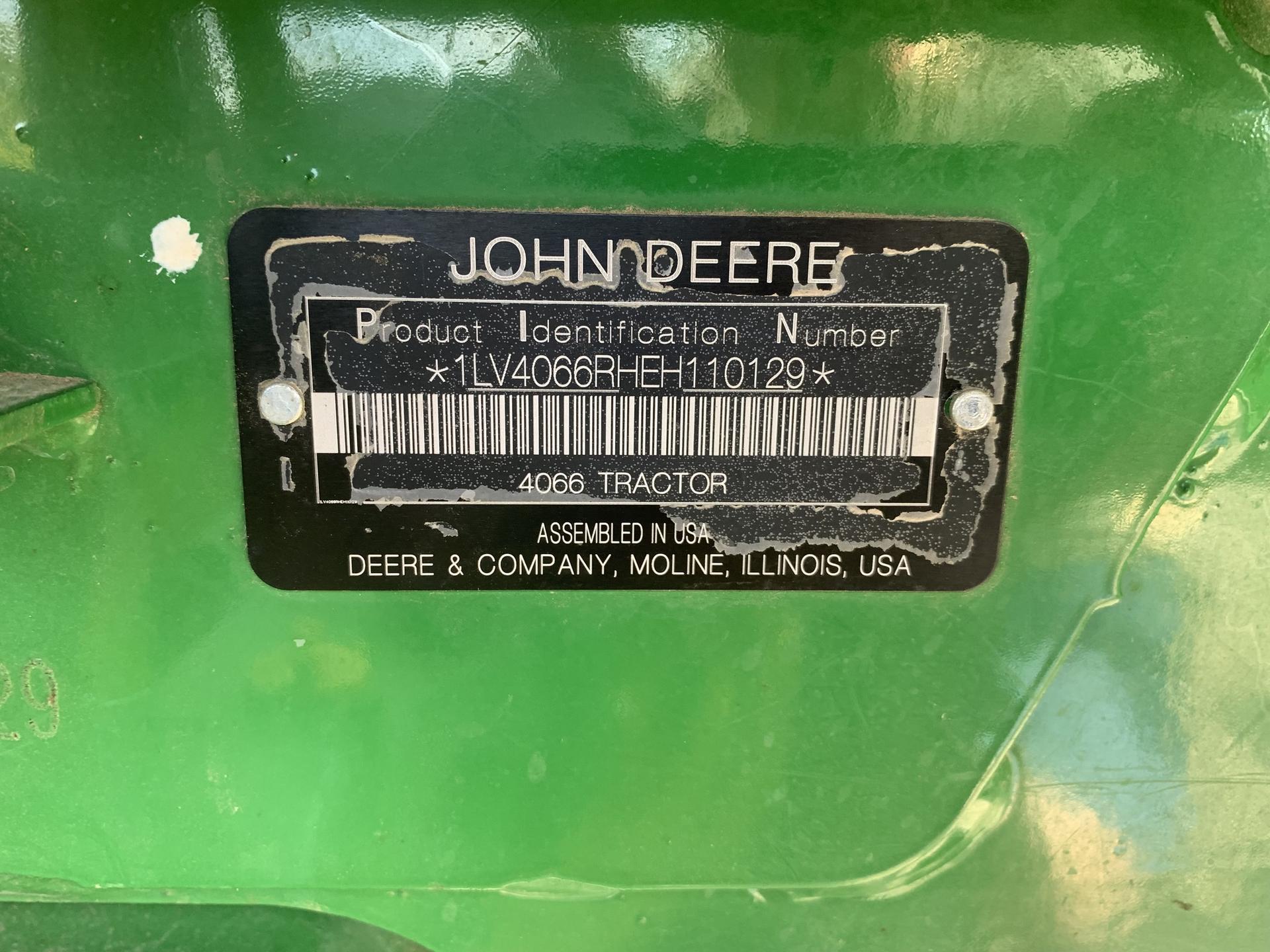 2014 John Deere 4066R