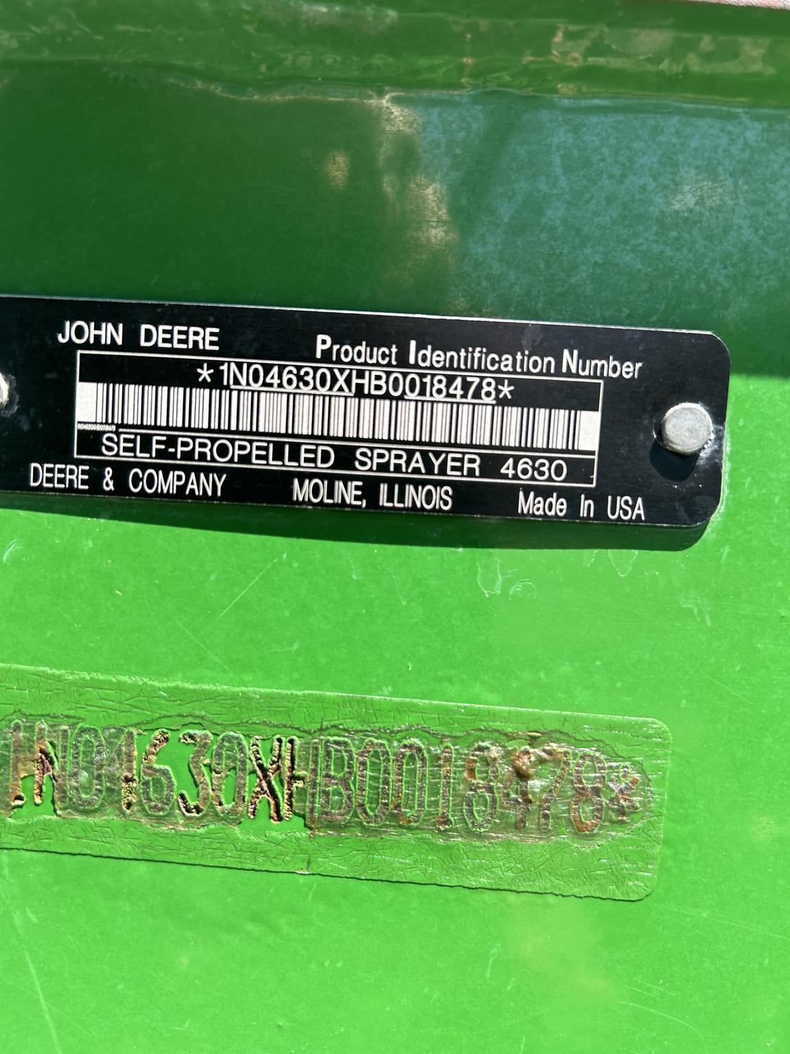 2012 John Deere 4630