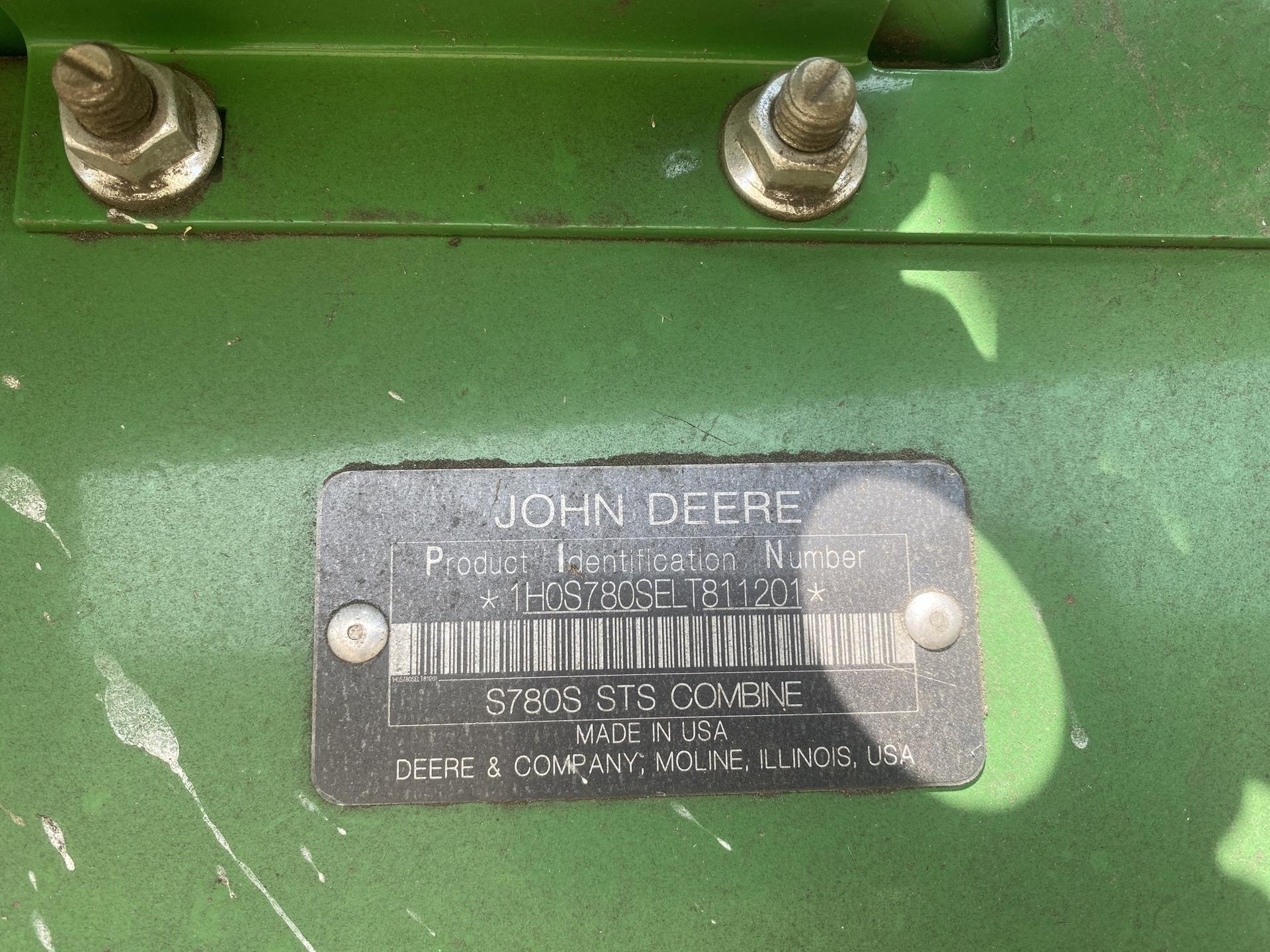 2020 John Deere S780