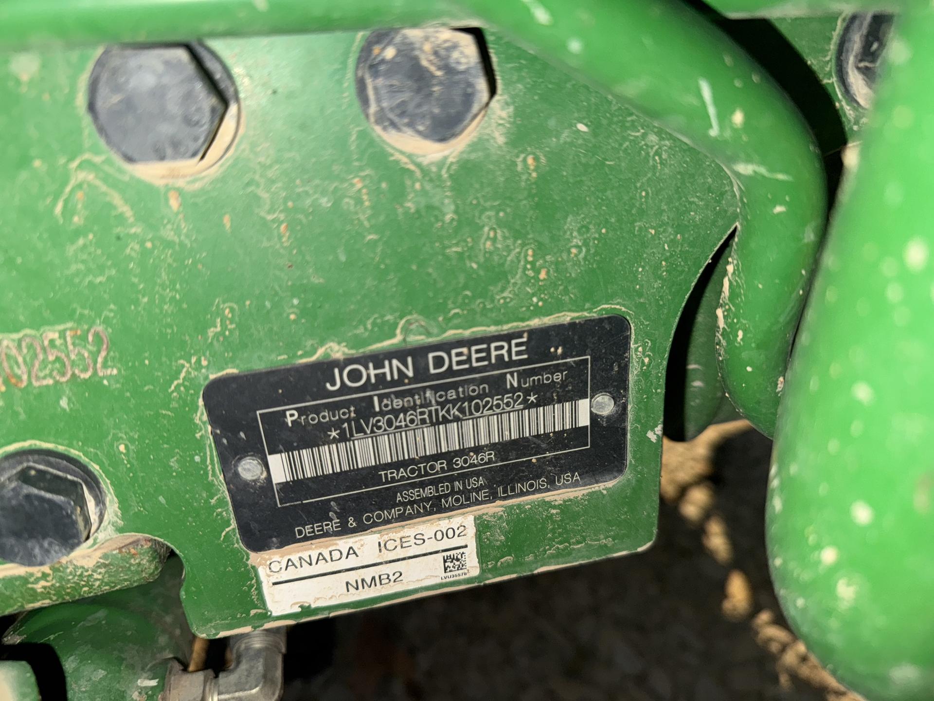 2019 John Deere 3046R Image