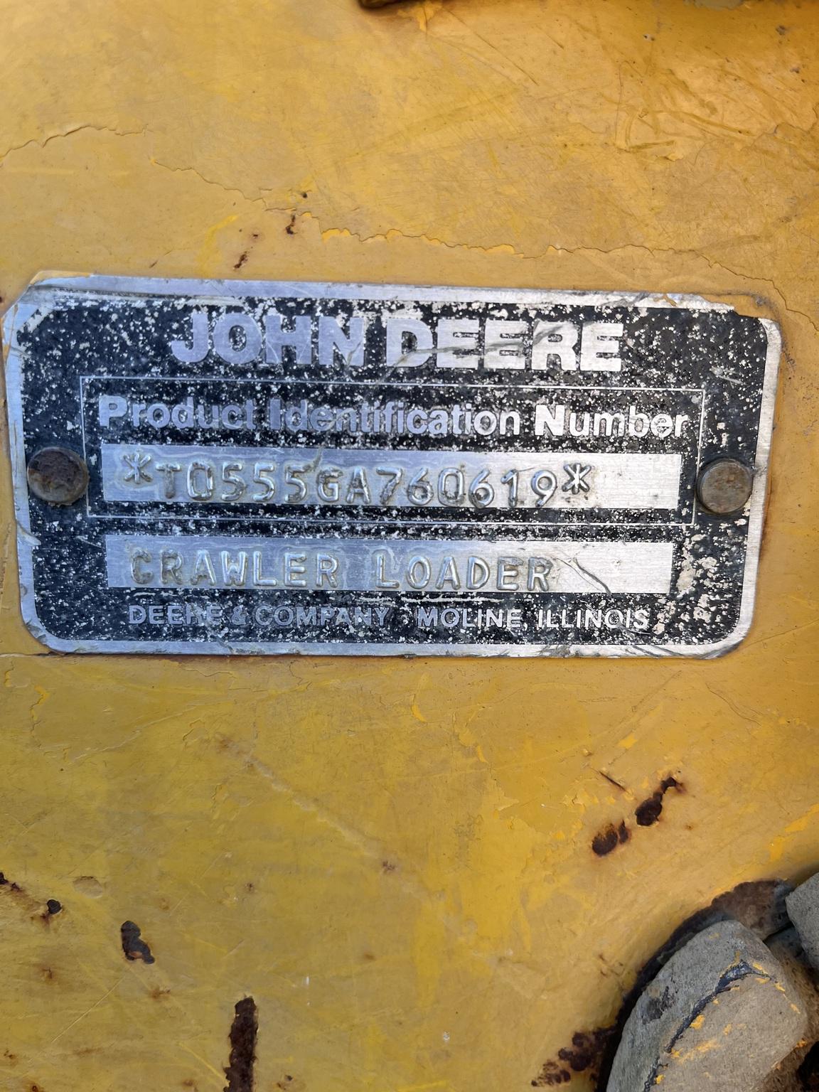 1989 John Deere 555G