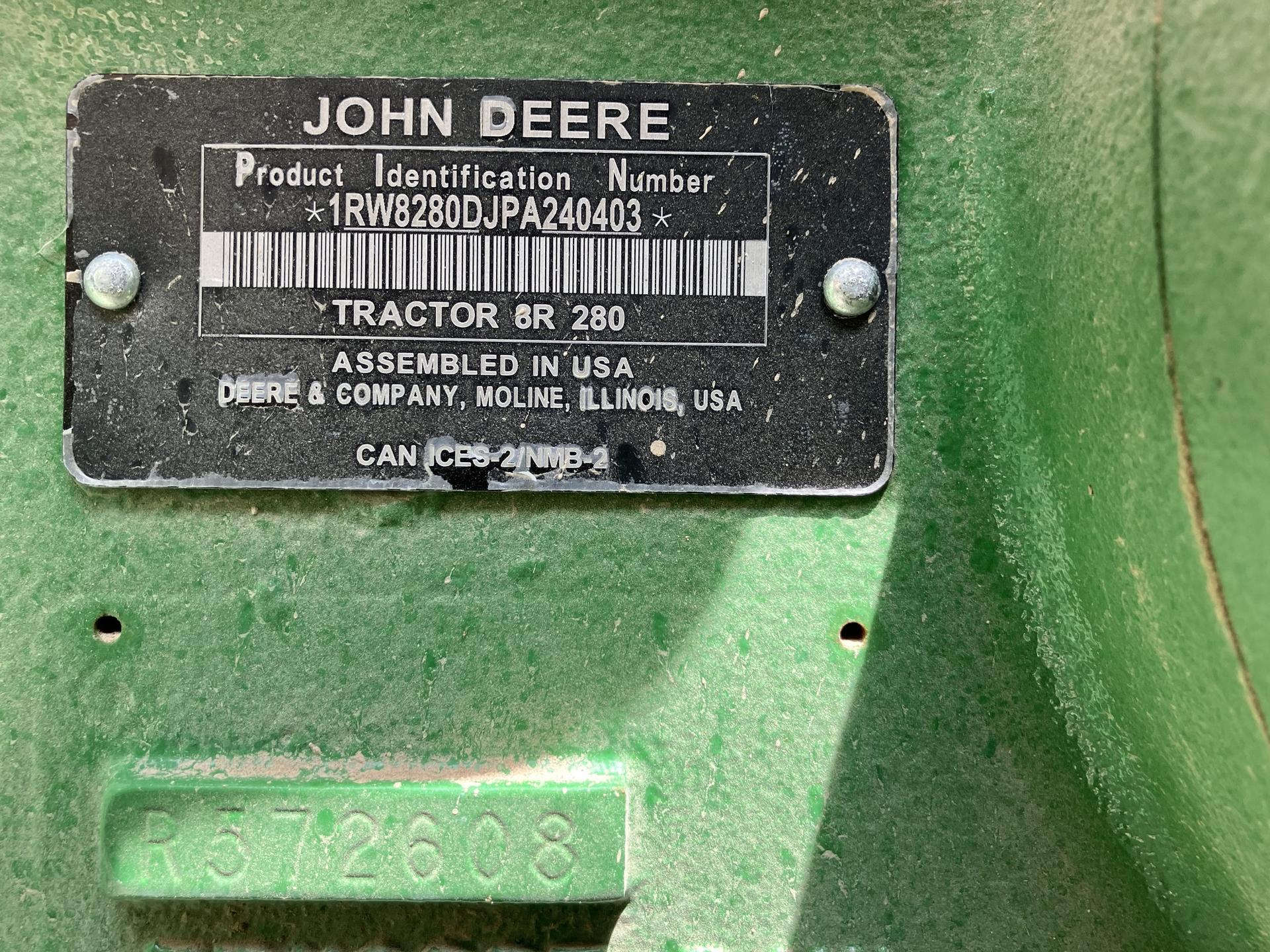 2024 John Deere 8R 280