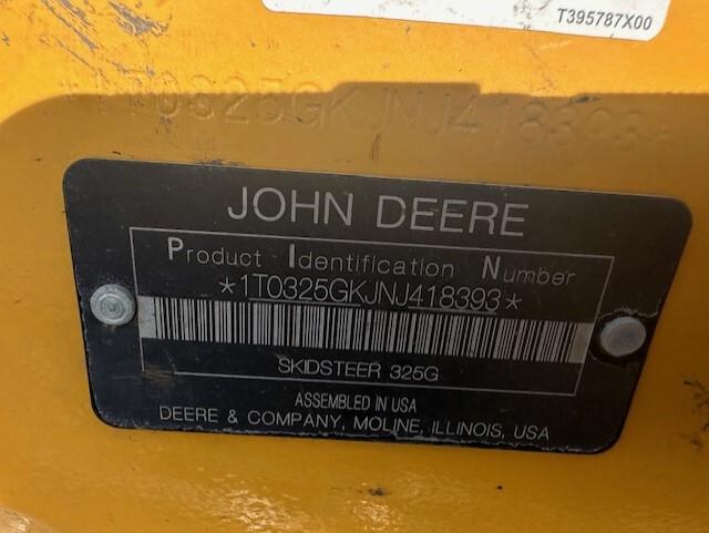 2022 John Deere 325G