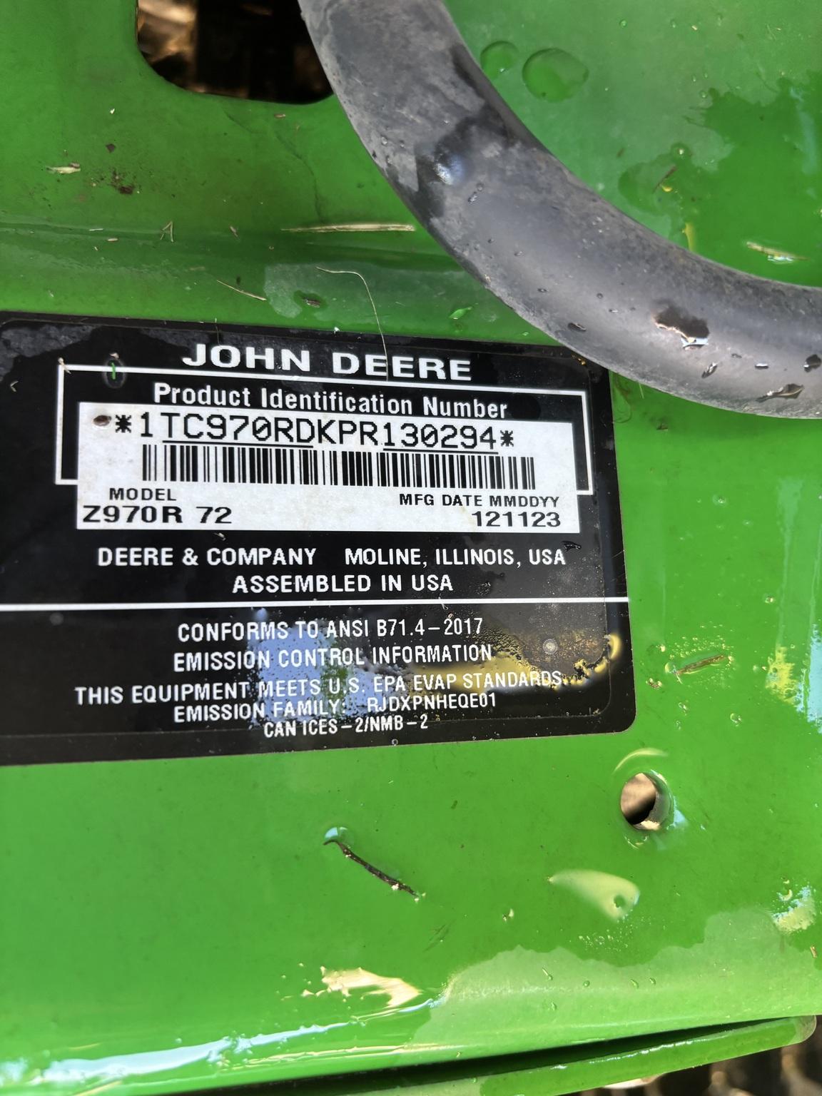 2024 John Deere Z970R Image