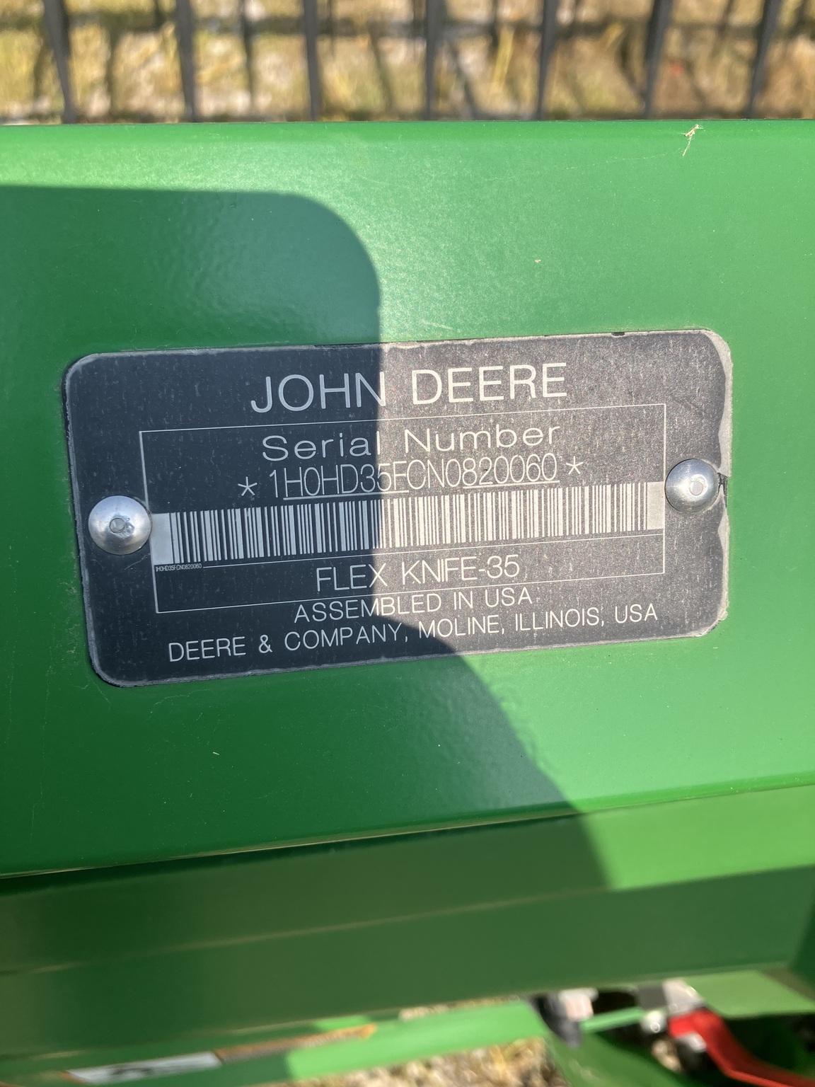 2022 John Deere HD35F