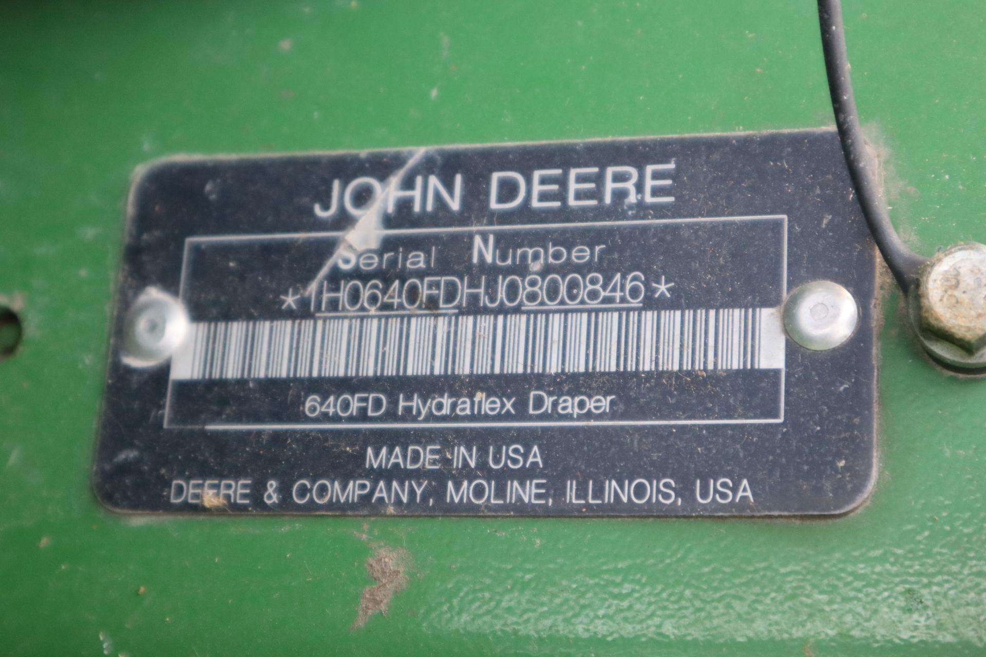 2018 John Deere 640FD