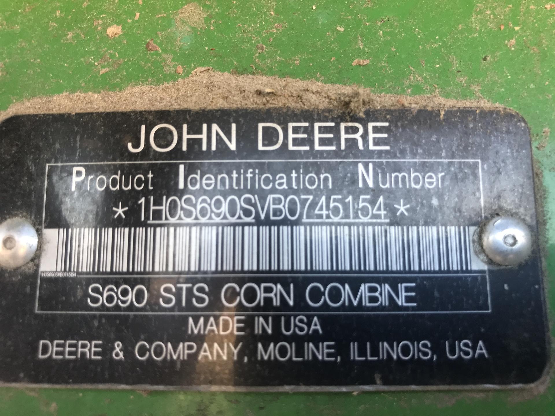 2012 John Deere S690