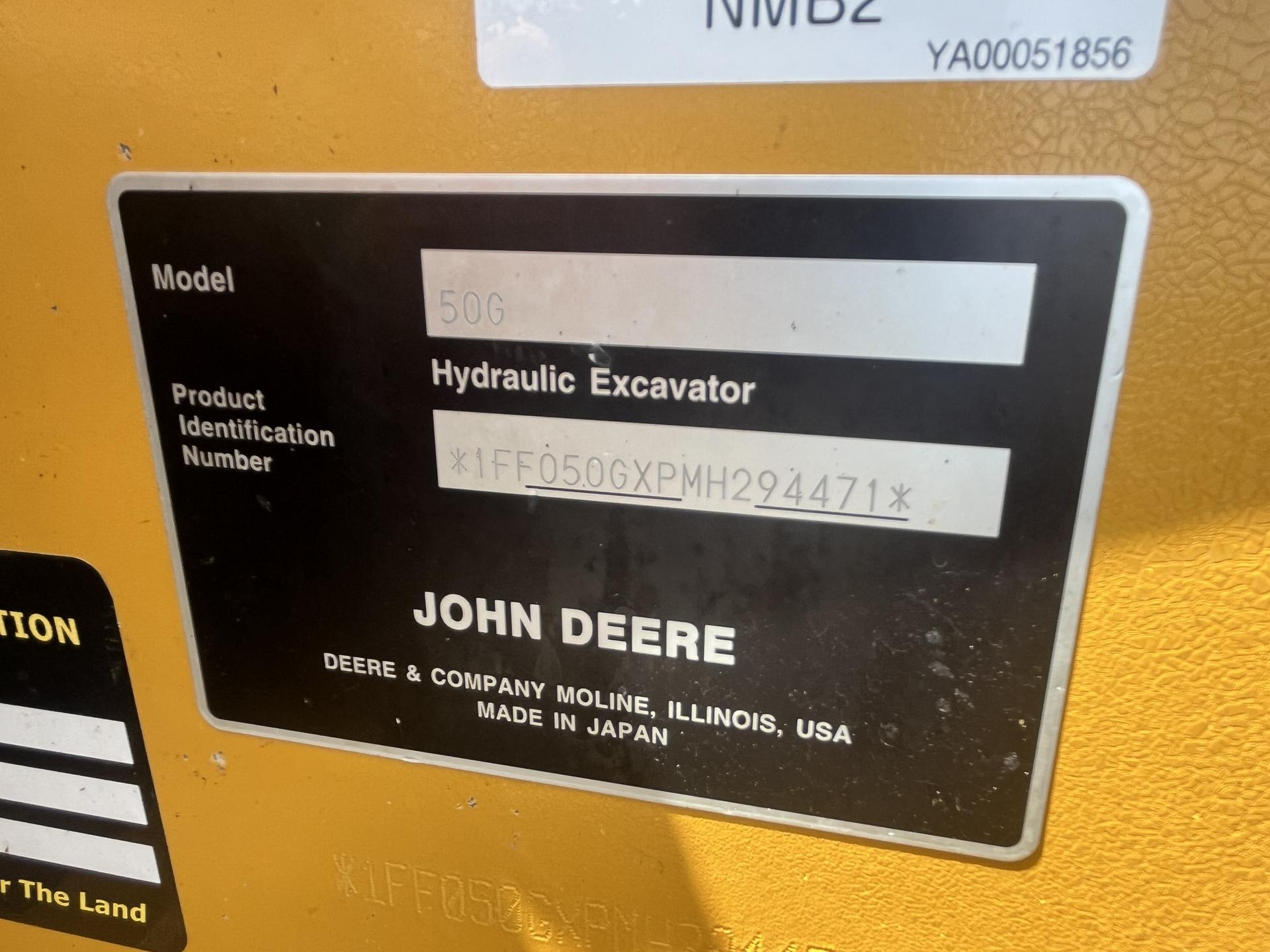 2021 John Deere 50G Image