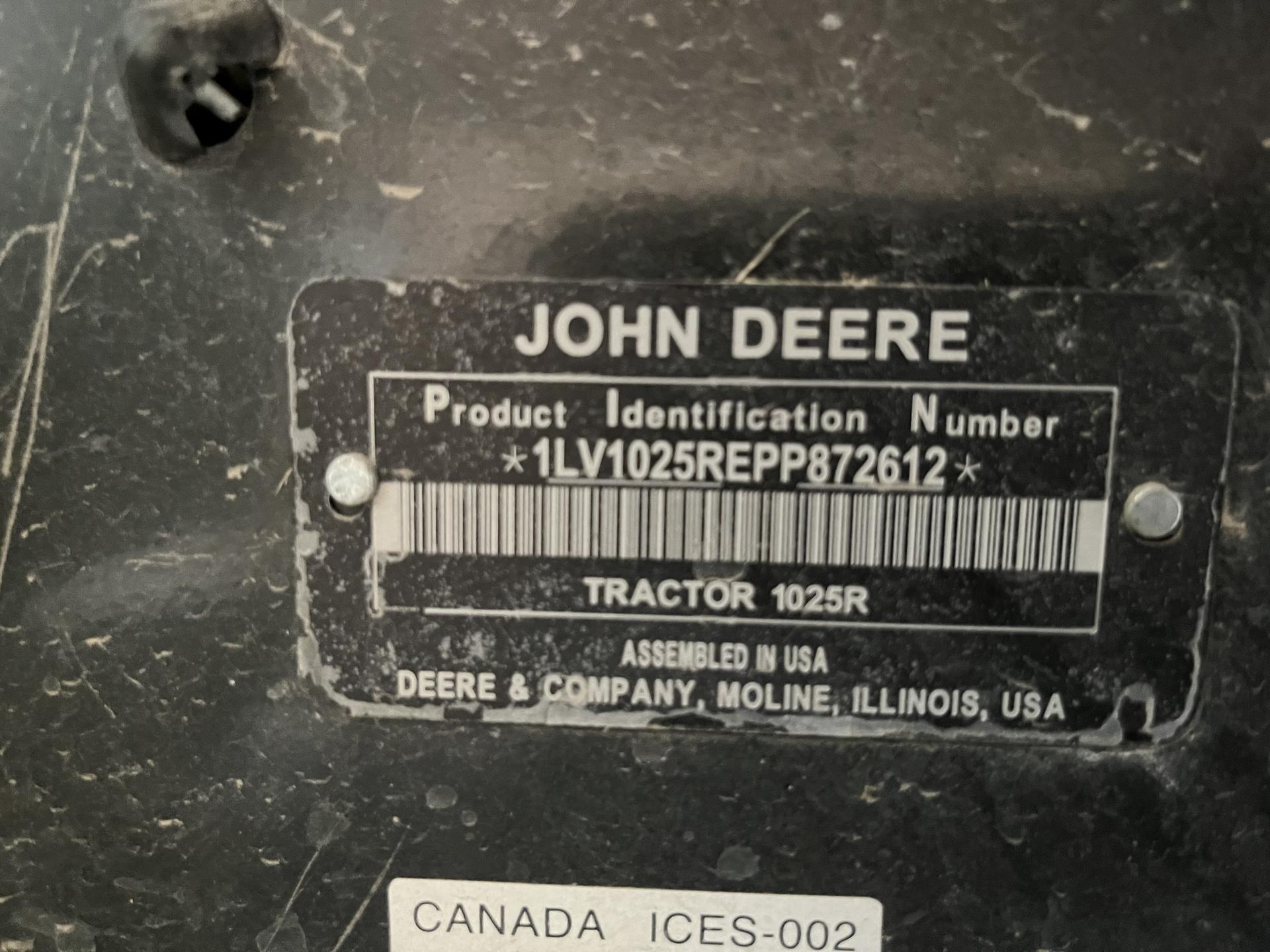 2023 John Deere 1025R