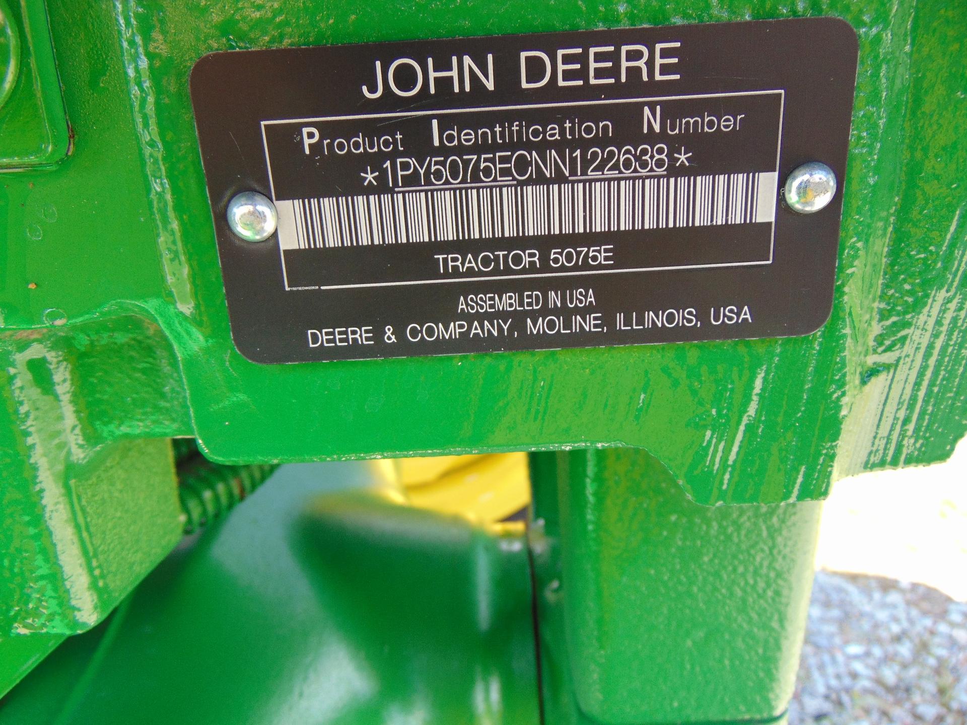 2022 John Deere 5075E