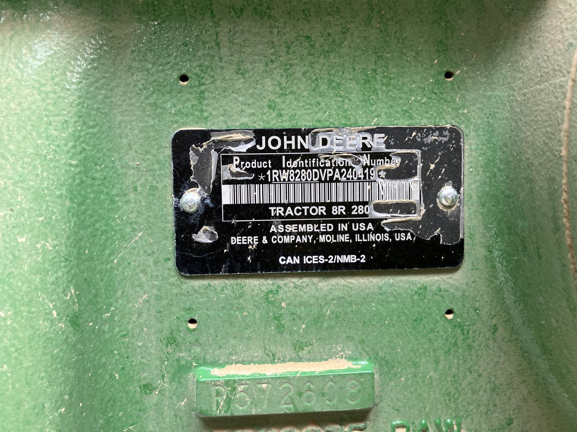 2024 John Deere 8R 280