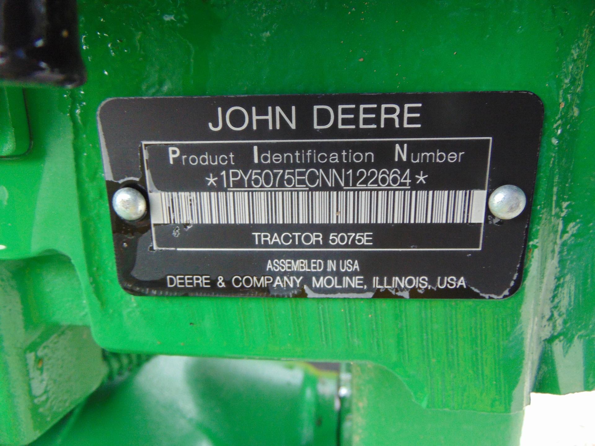 2022 John Deere 5075E