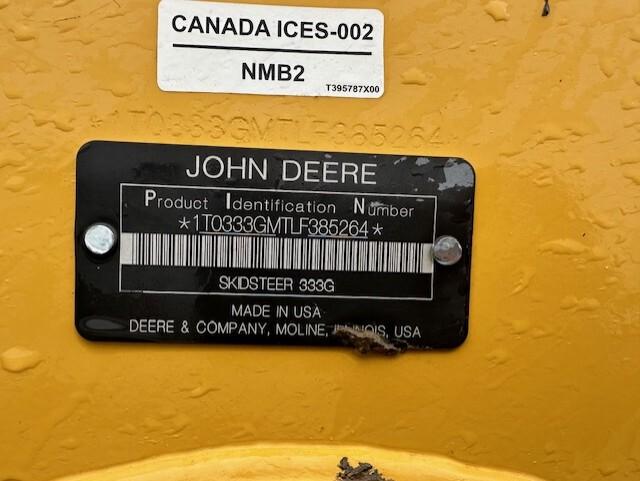 2020 John Deere 333G