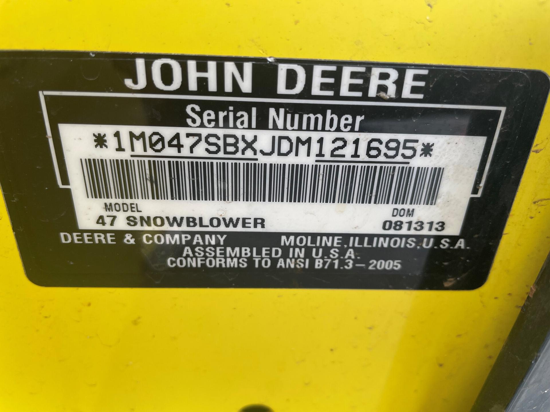 2013 John Deere X739