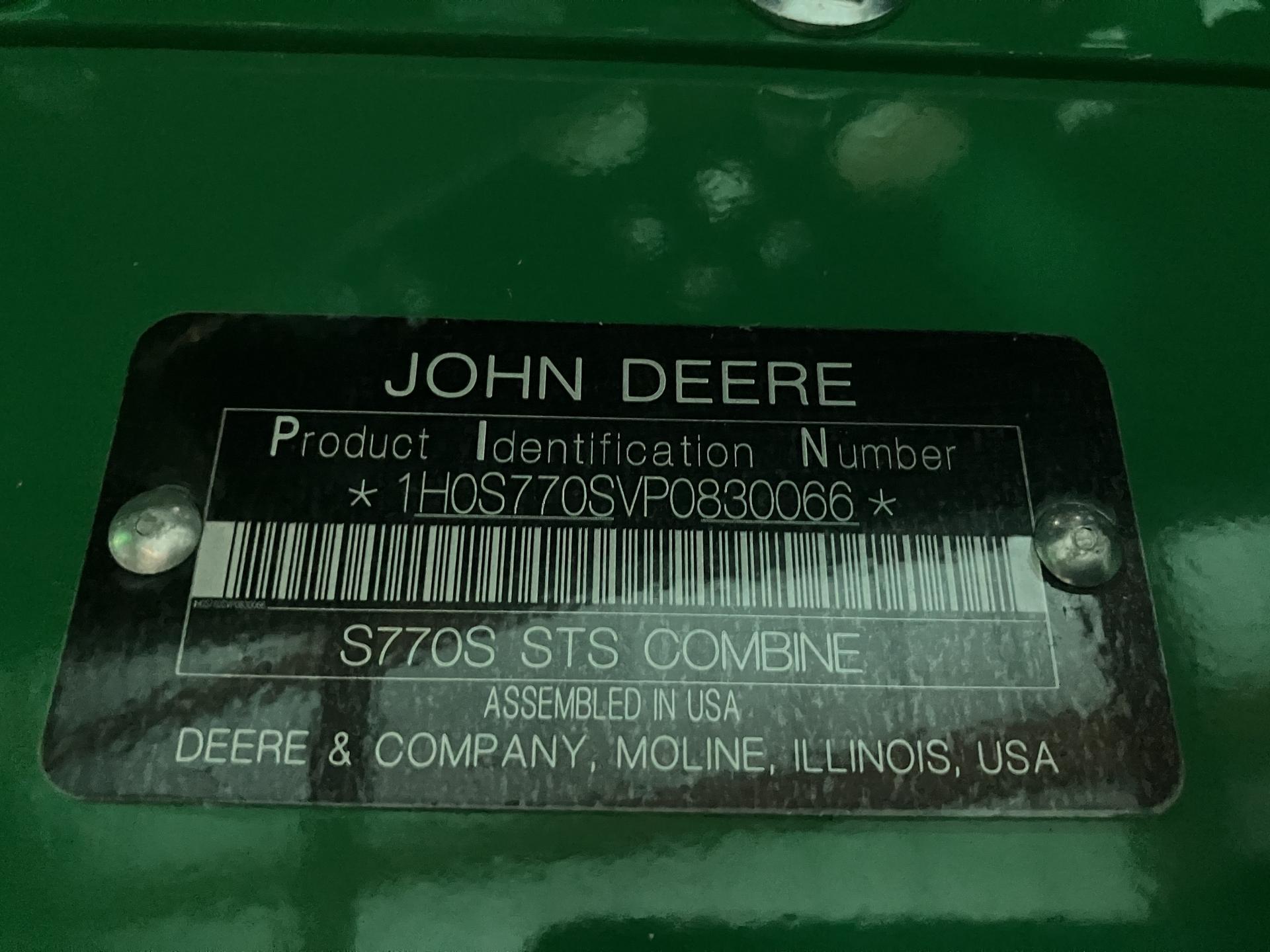 2024 John Deere S770