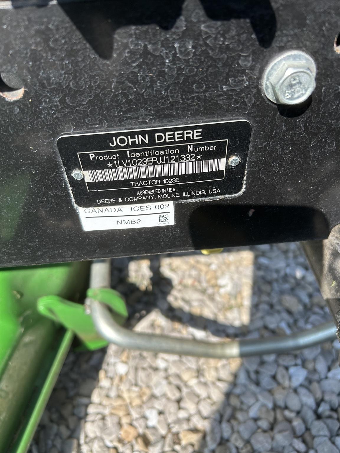 2019 John Deere 1023E Image