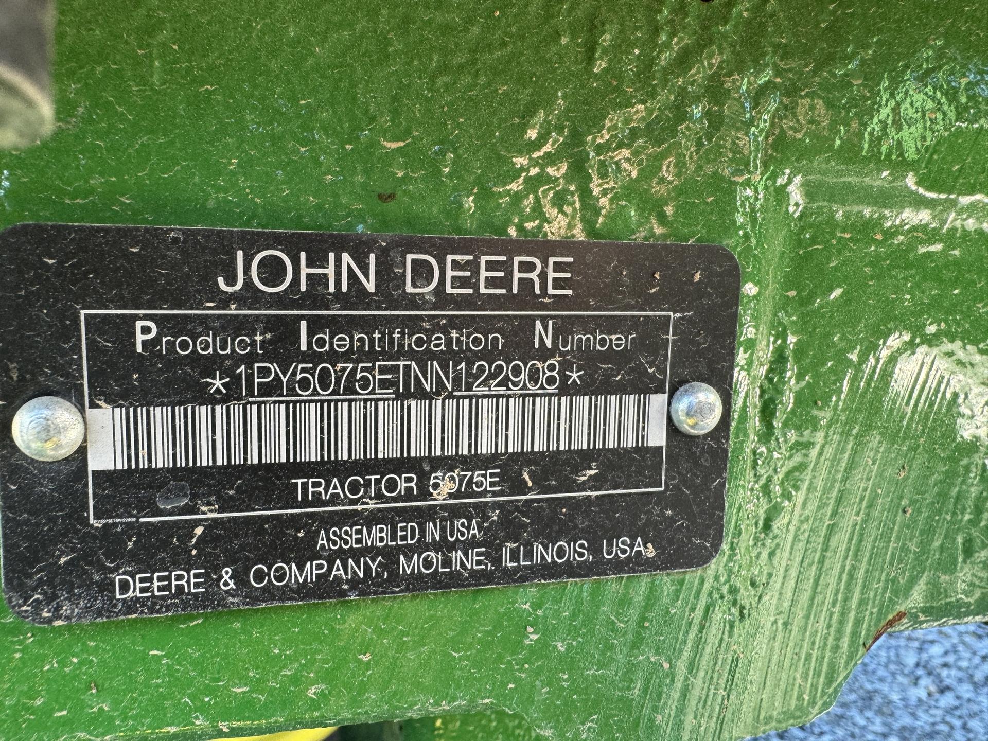 2023 John Deere 5075E