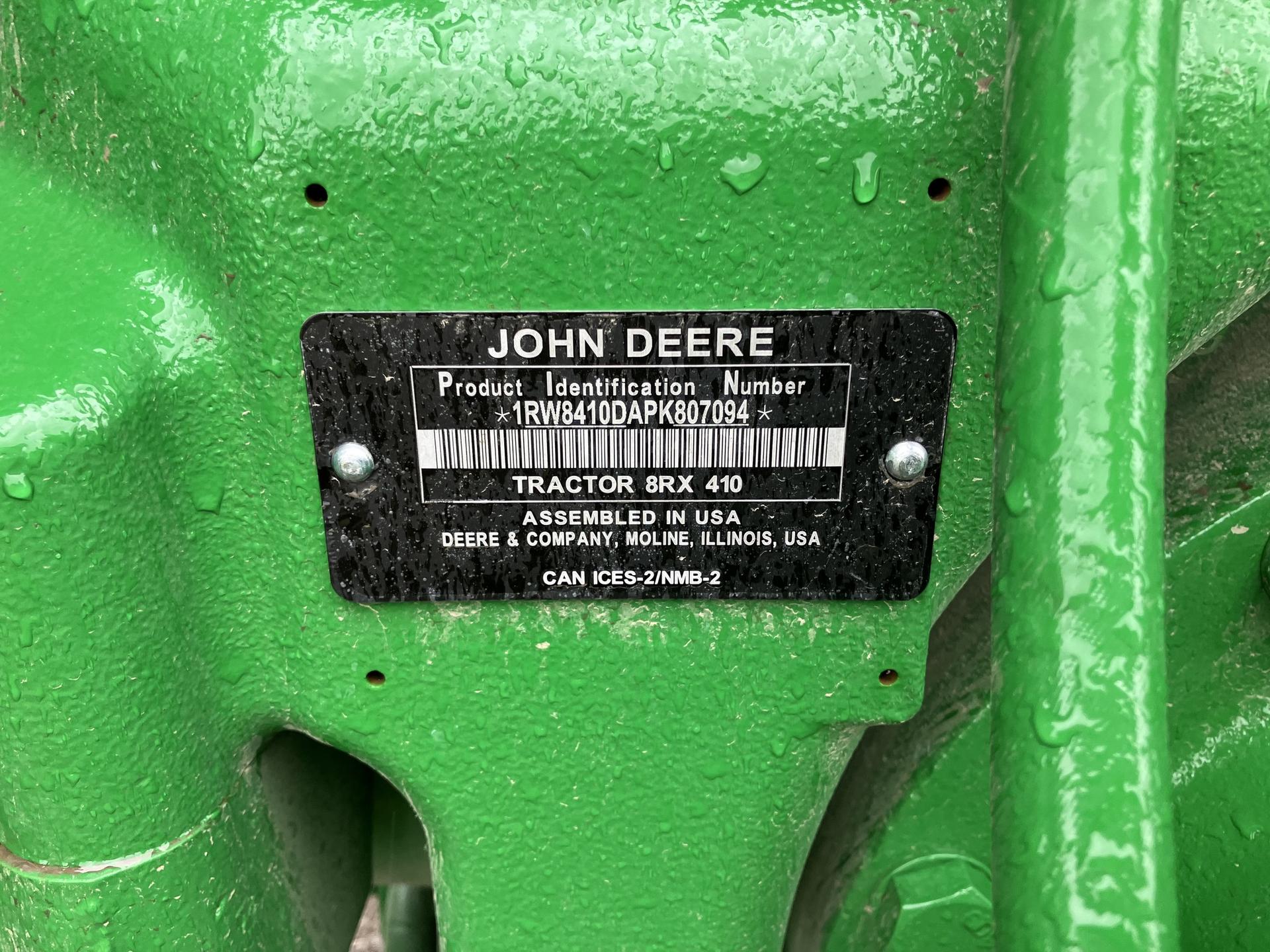 2023 John Deere 8RX 410