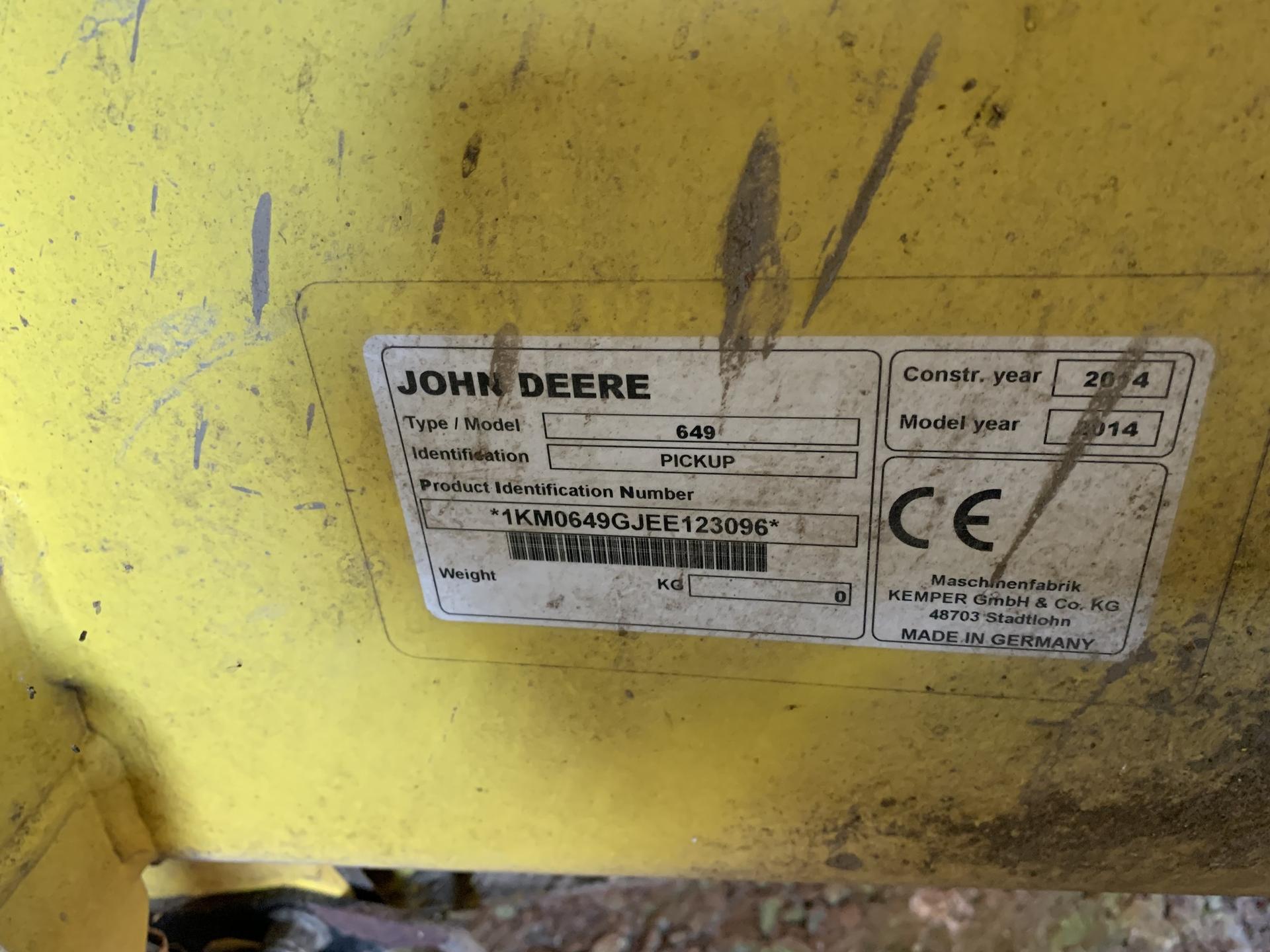 2014 John Deere 649 Image