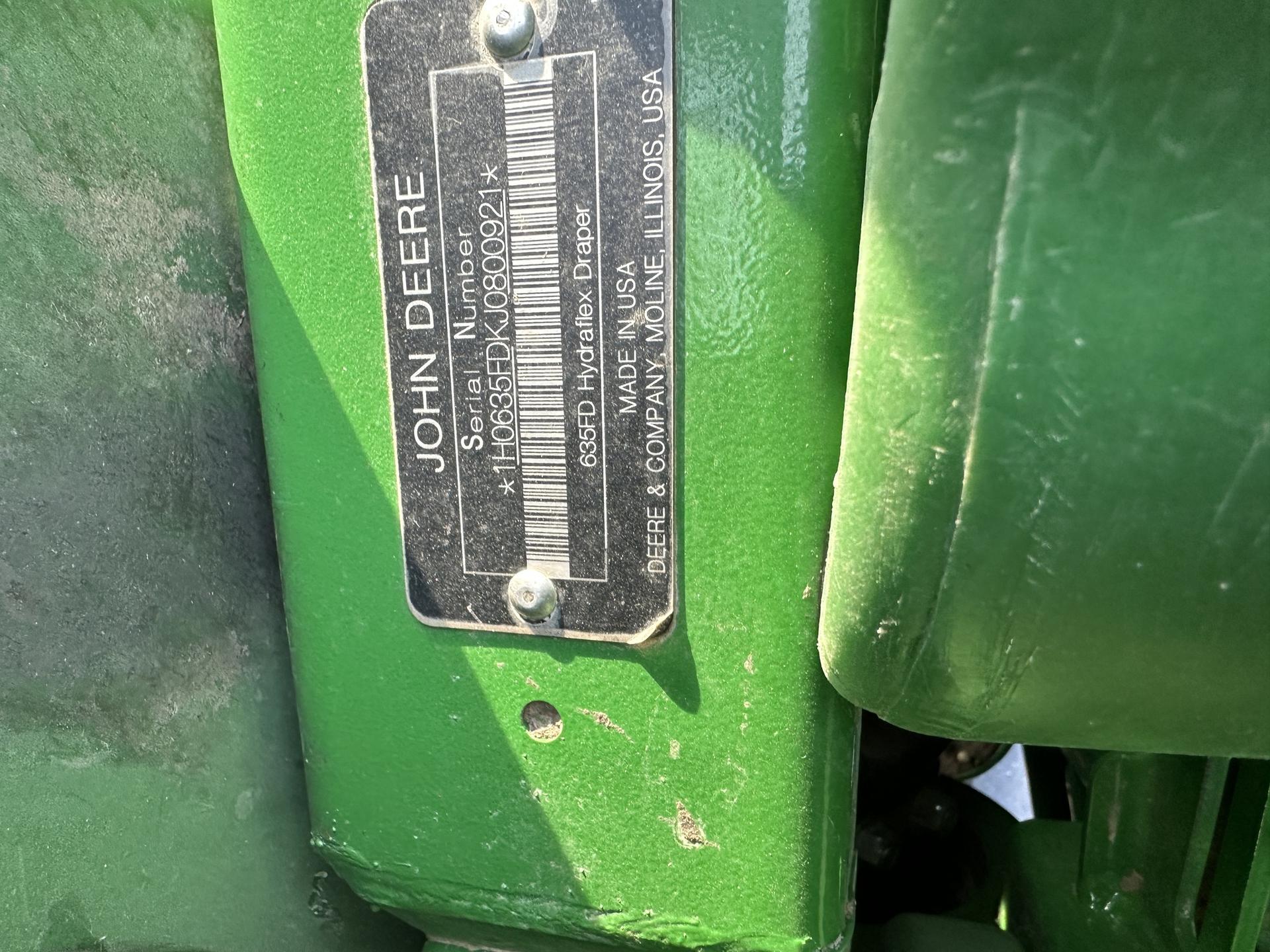 2018 John Deere 635FD