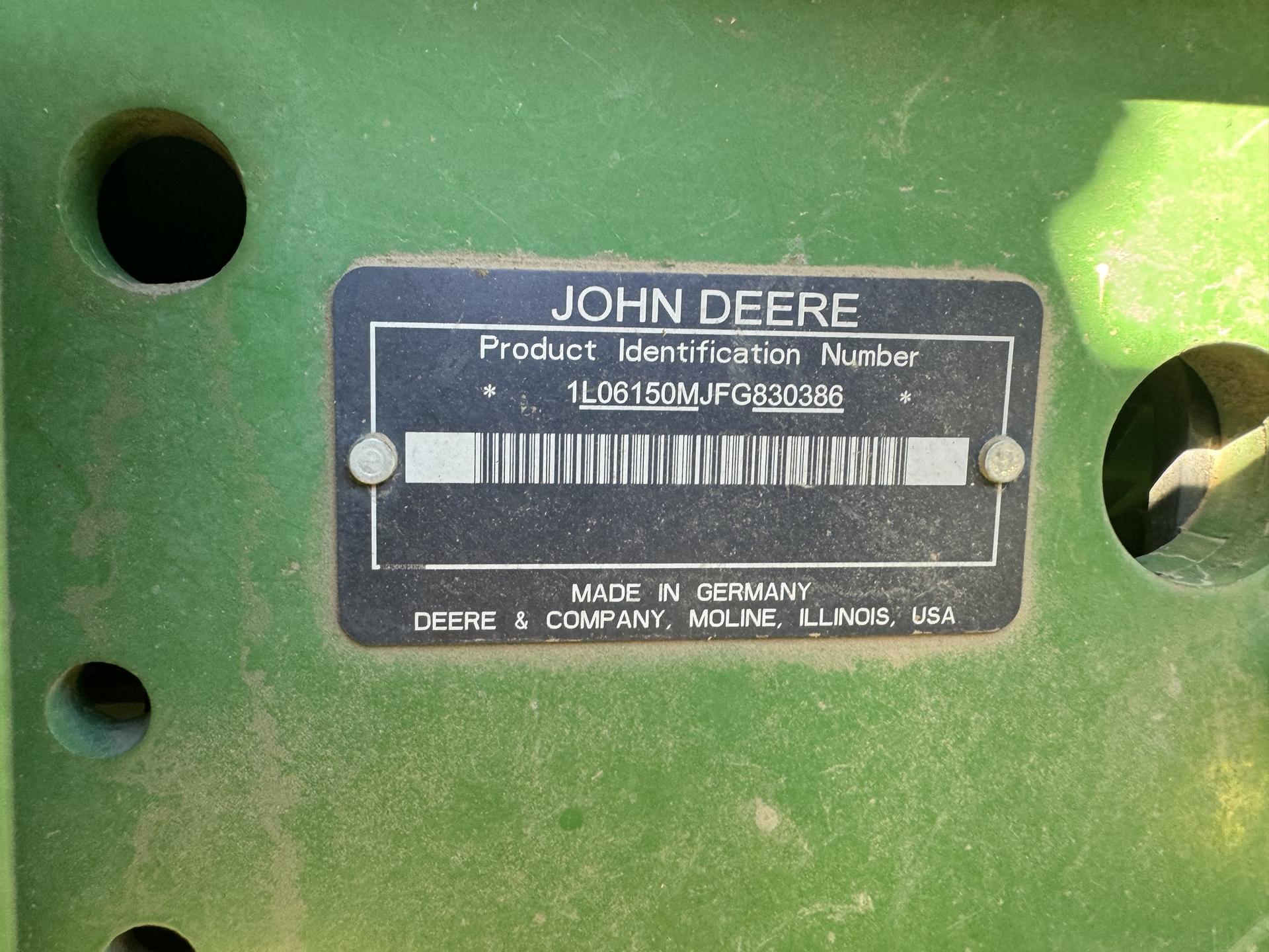 2015 John Deere 6150M