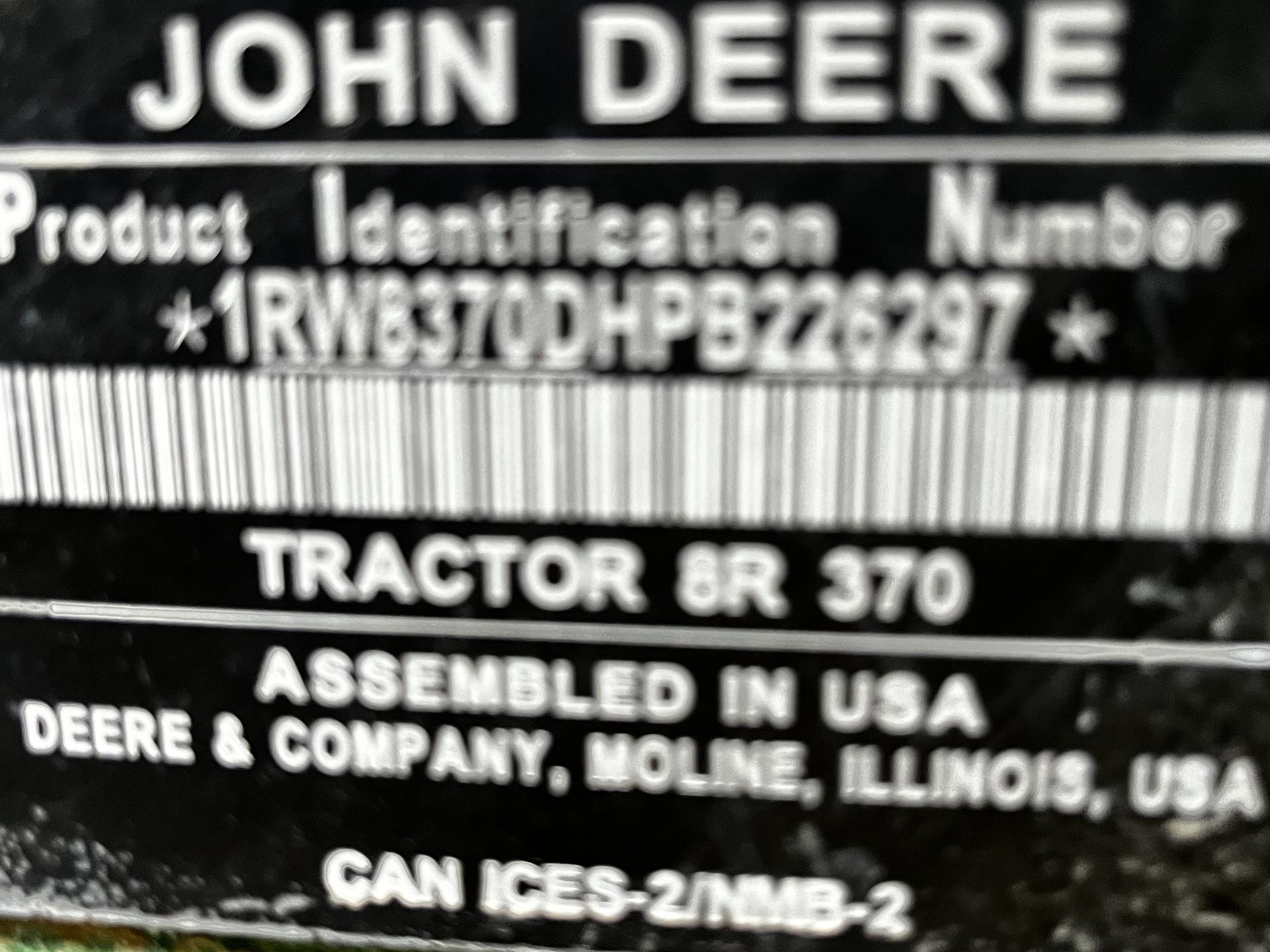 2023 John Deere 8R 370