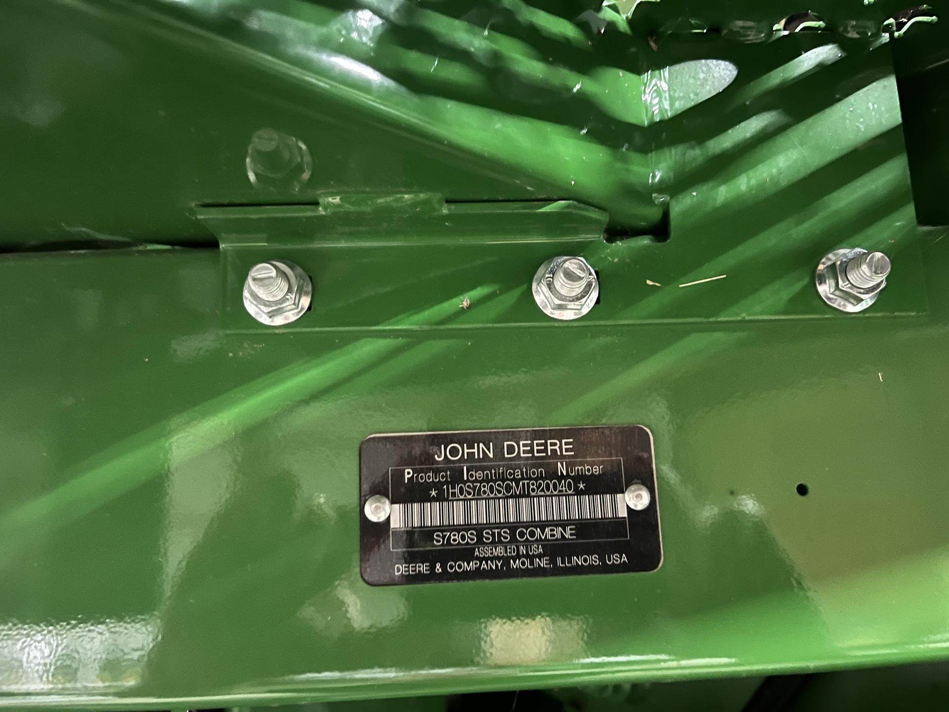 2022 John Deere S780