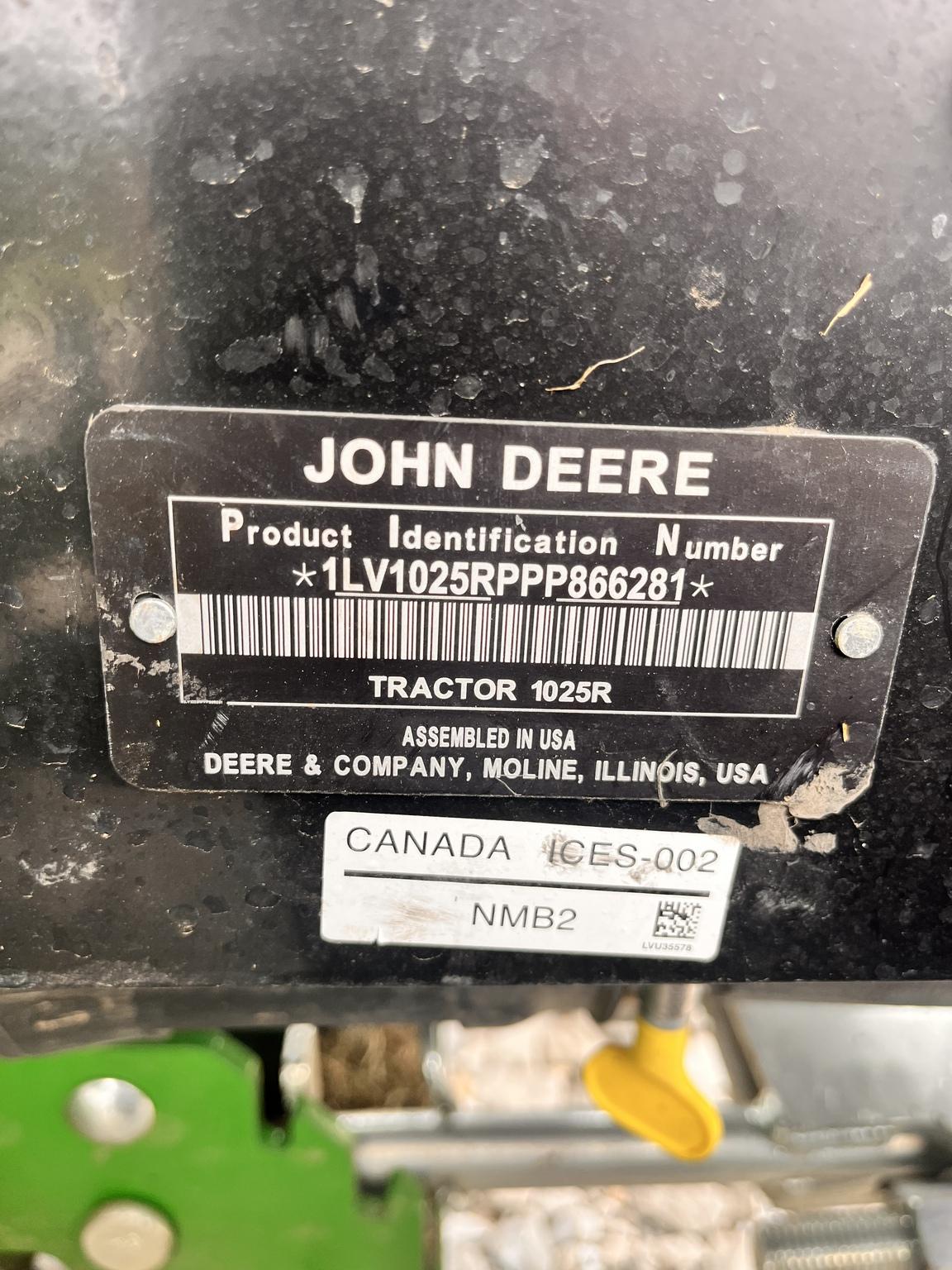 2023 John Deere 1025R