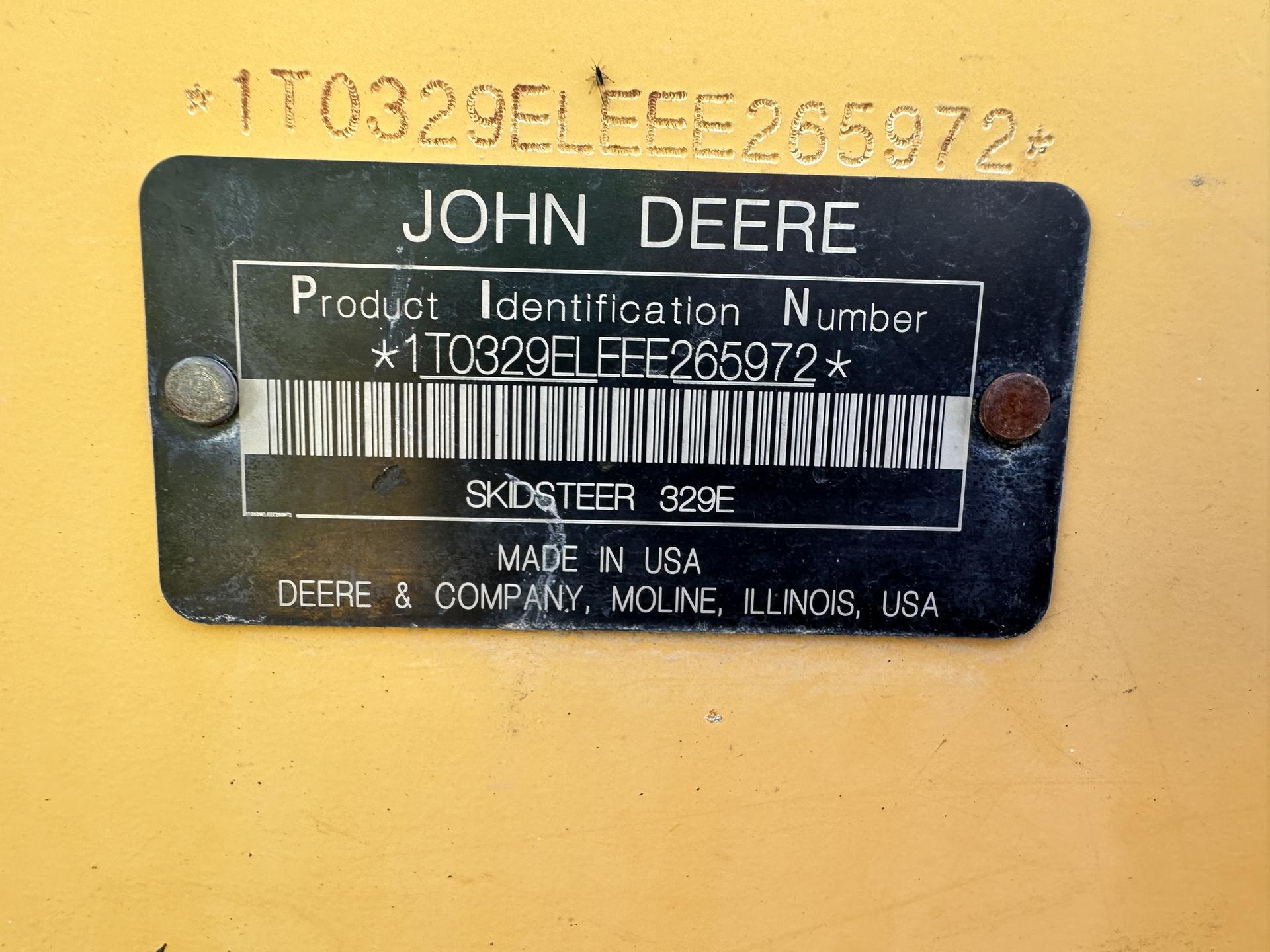 2014 John Deere 329E