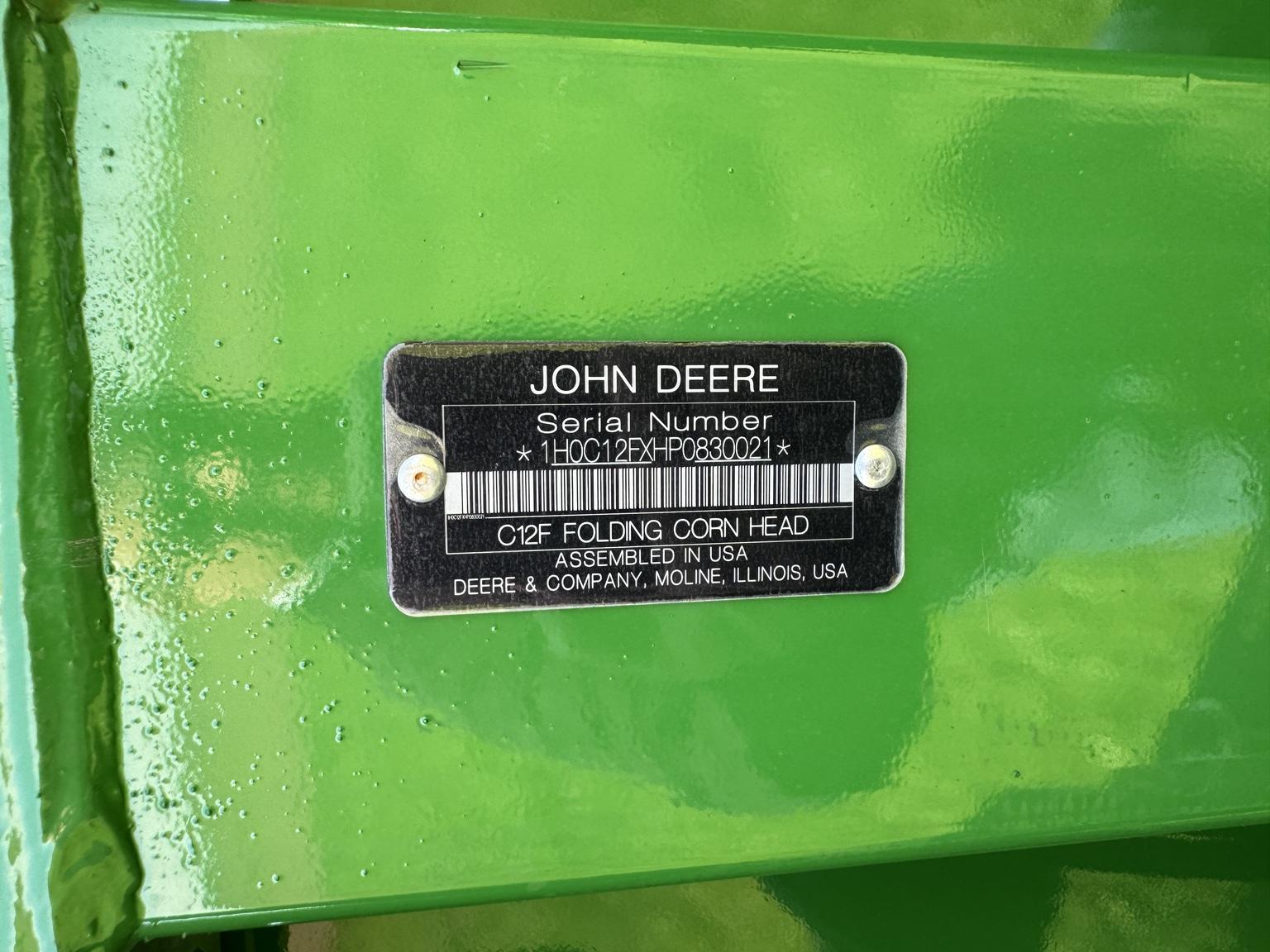 2024 John Deere C12F