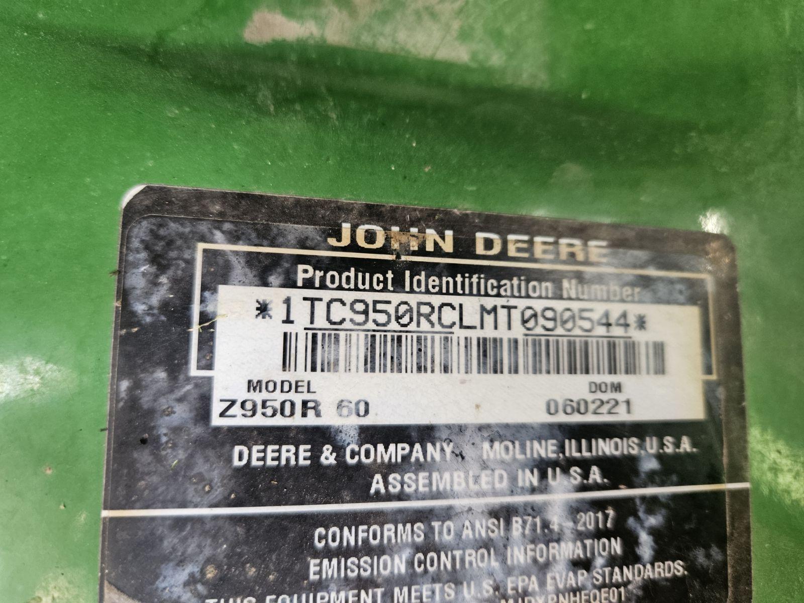 2021 John Deere Z950R