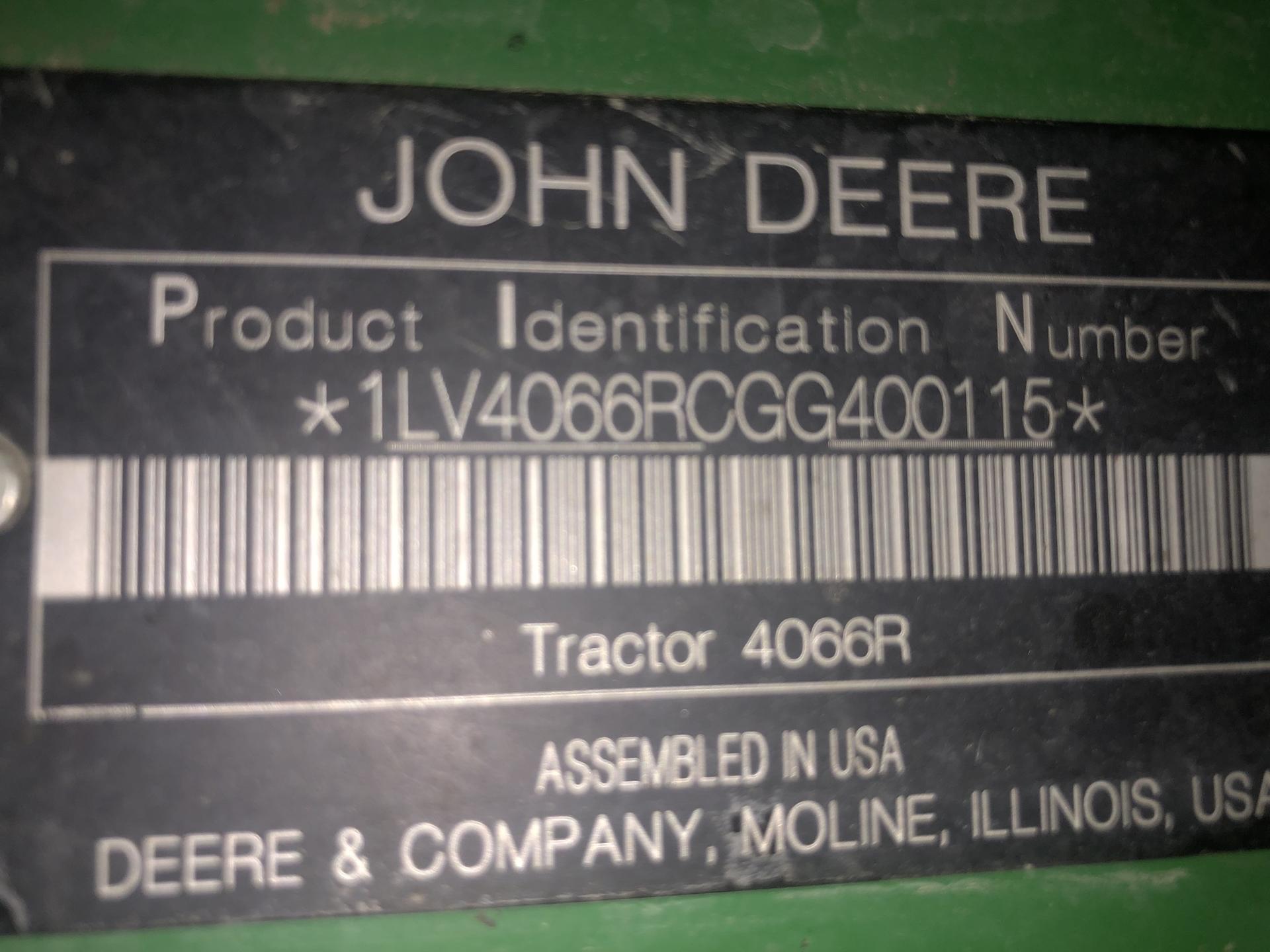 2016 John Deere 4066R Image