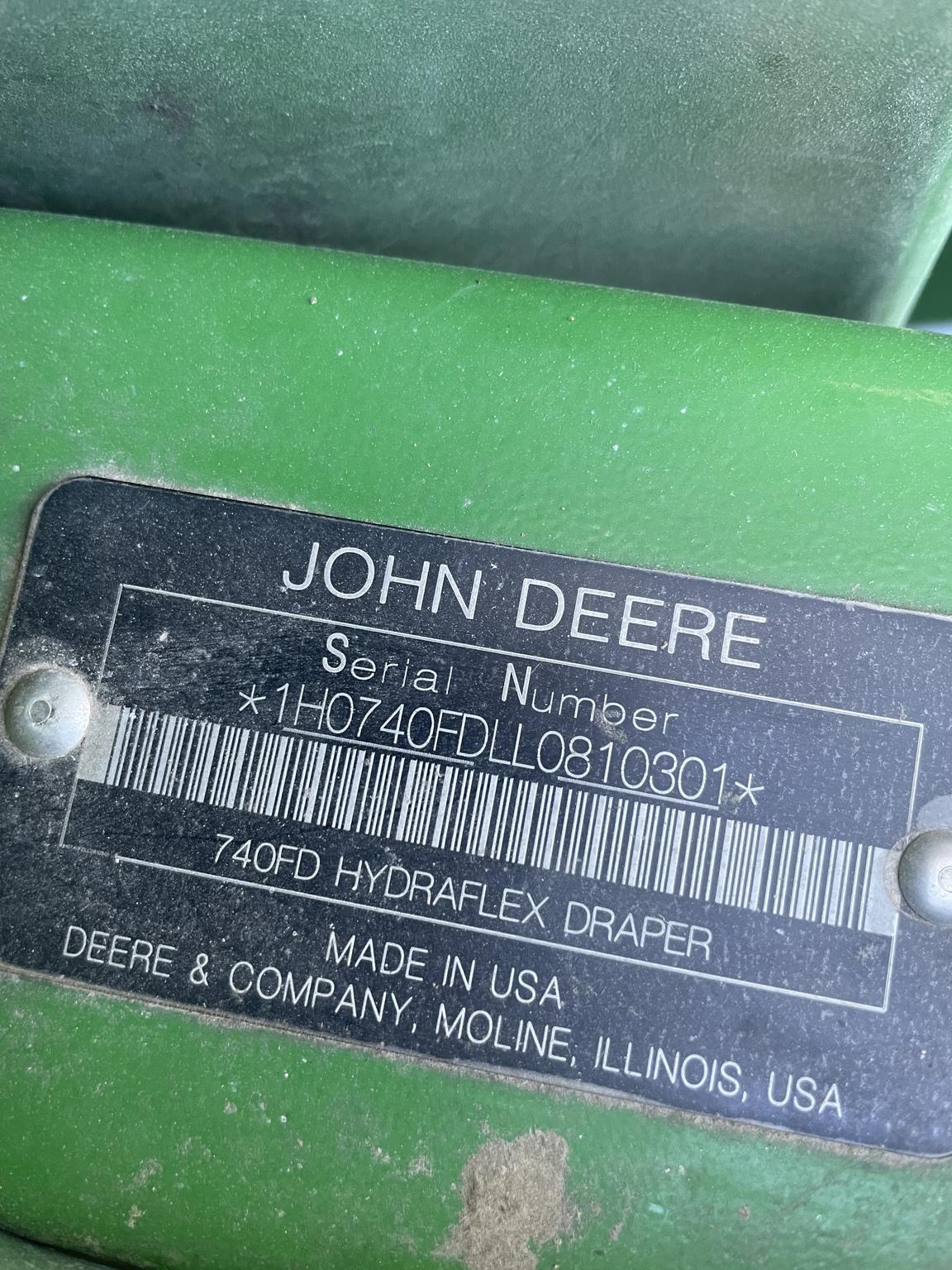 2020 John Deere 740FD
