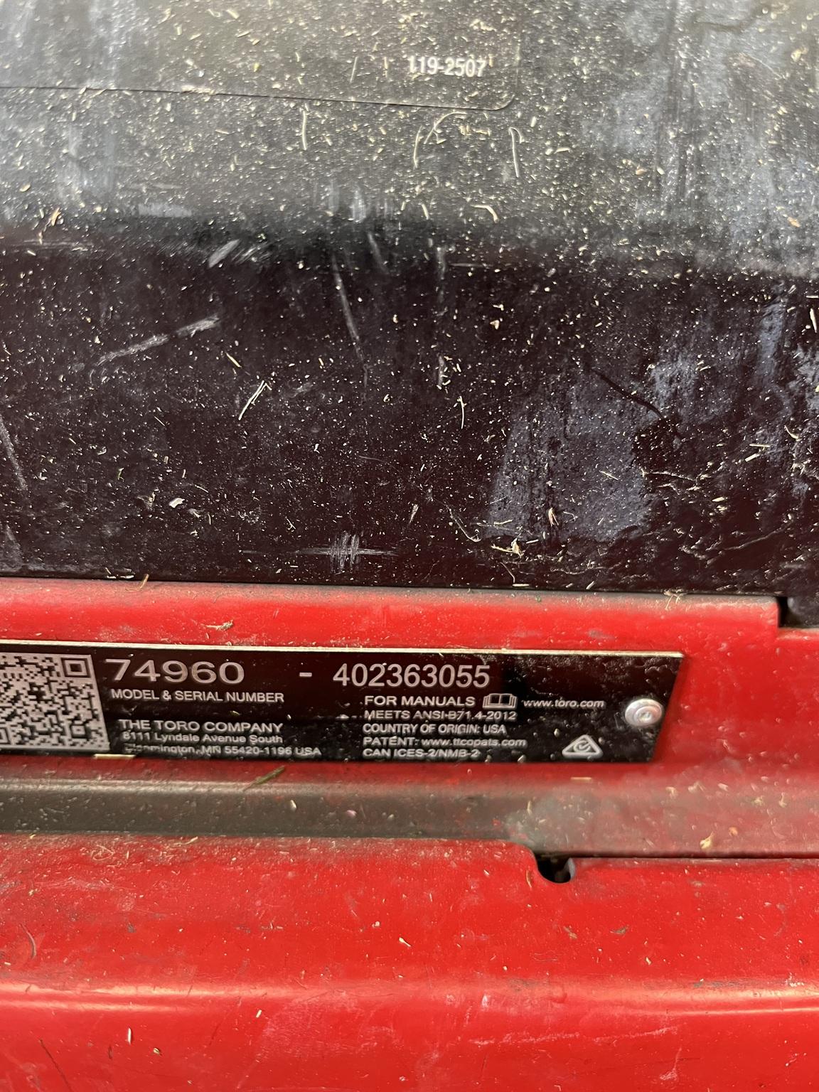 2019 Toro 74960