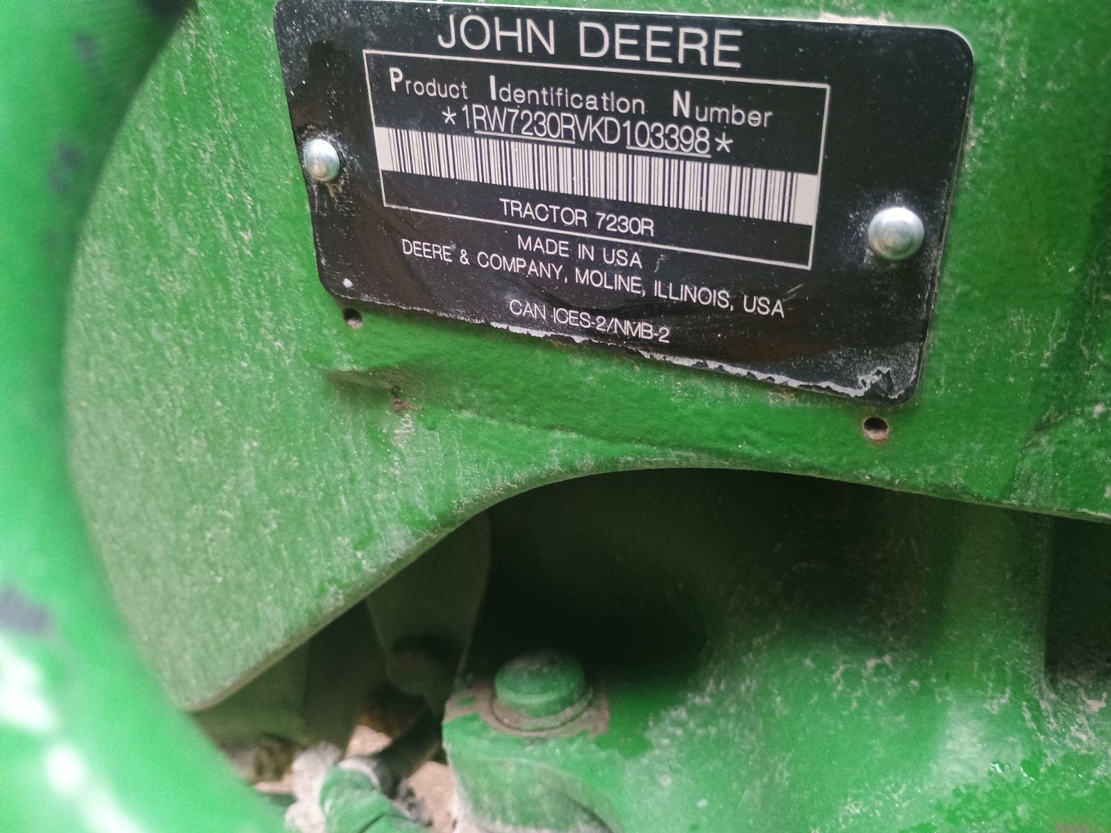 2019 John Deere 7230R