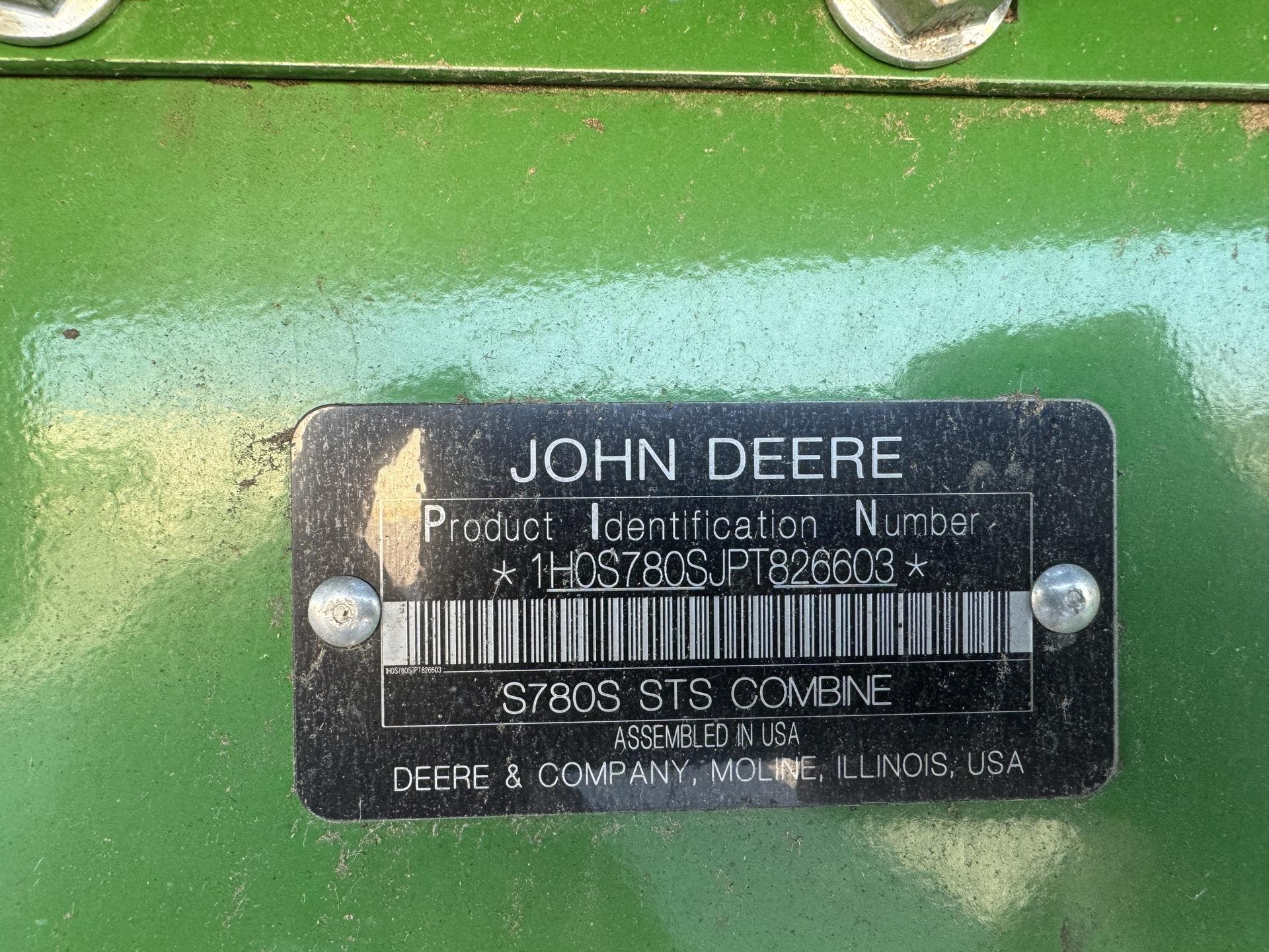 2023 John Deere S780 Image