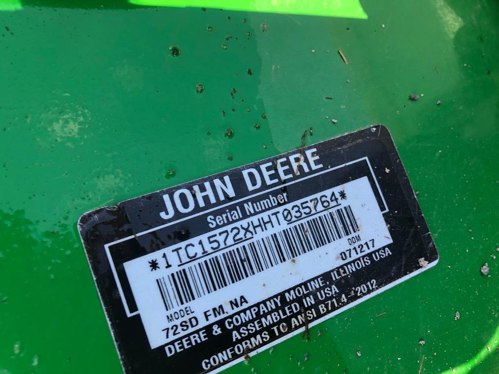 2017 John Deere 1585