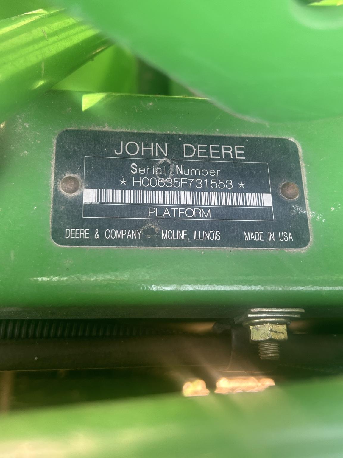 2009 John Deere 635F Image