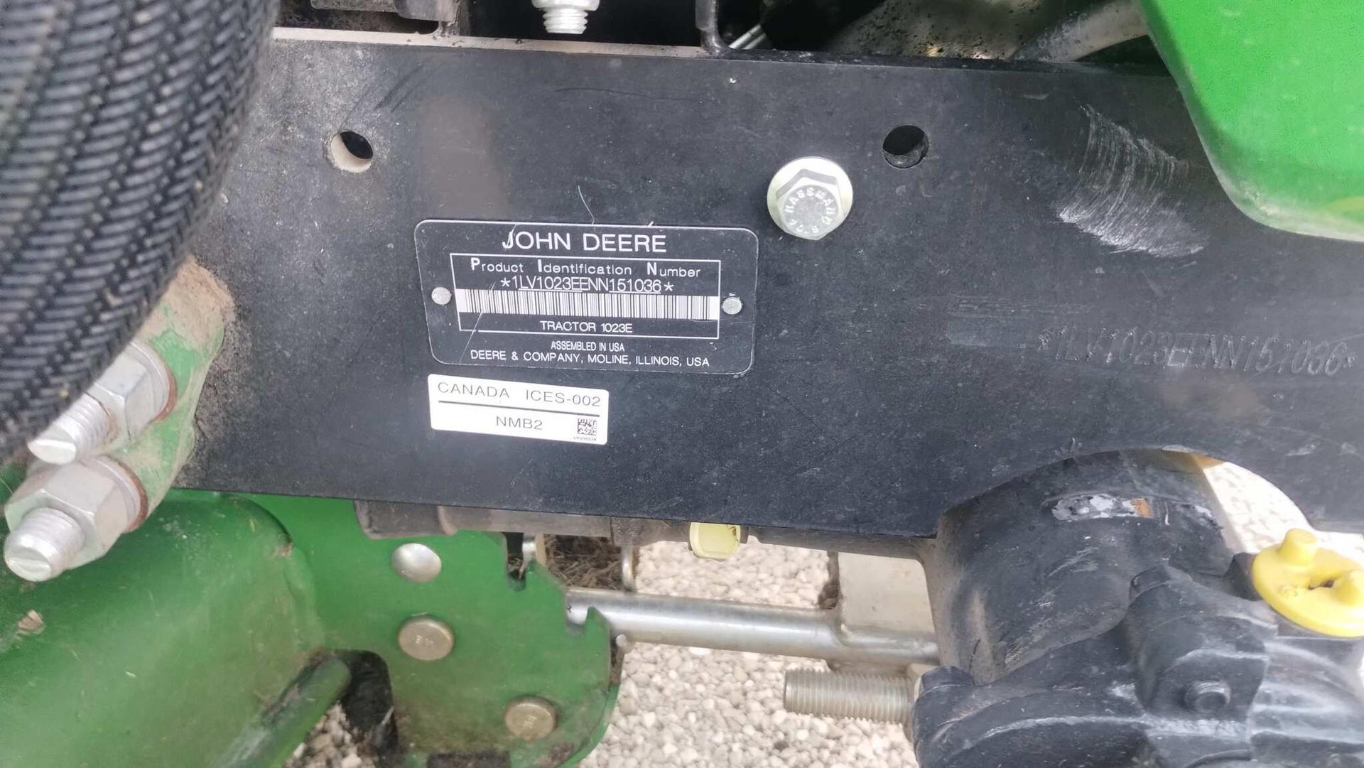 2022 John Deere 1023E