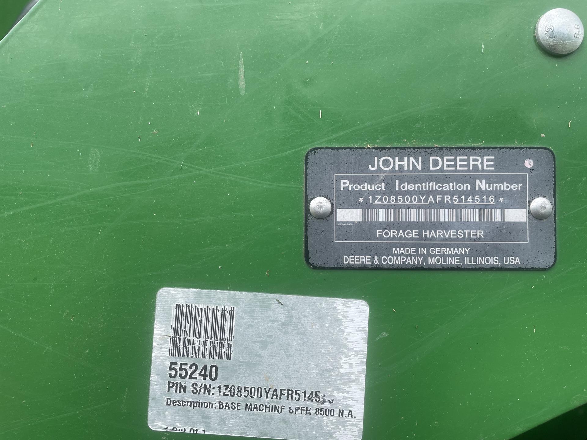 2015 John Deere 8500