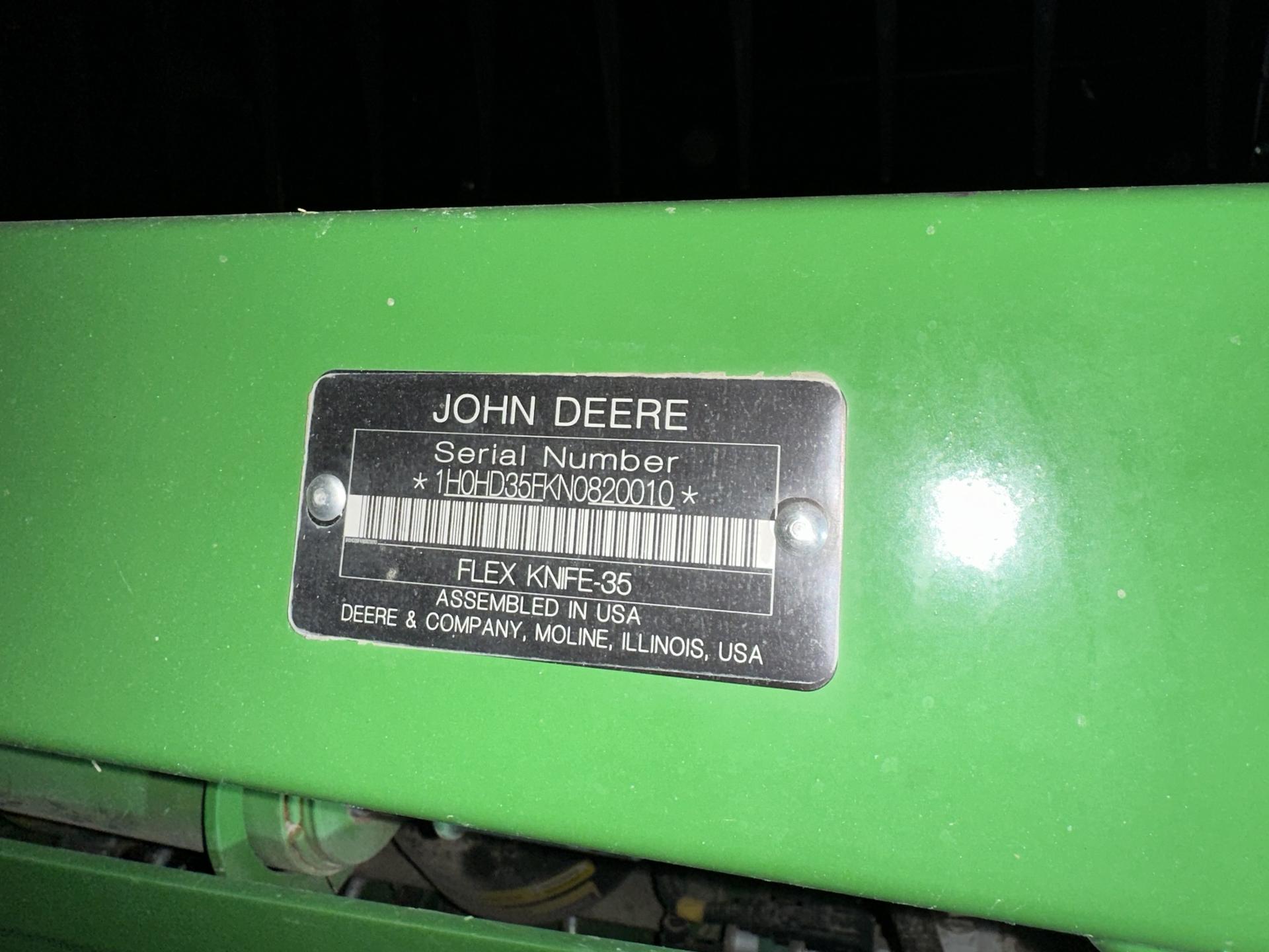 2022 John Deere HD35F