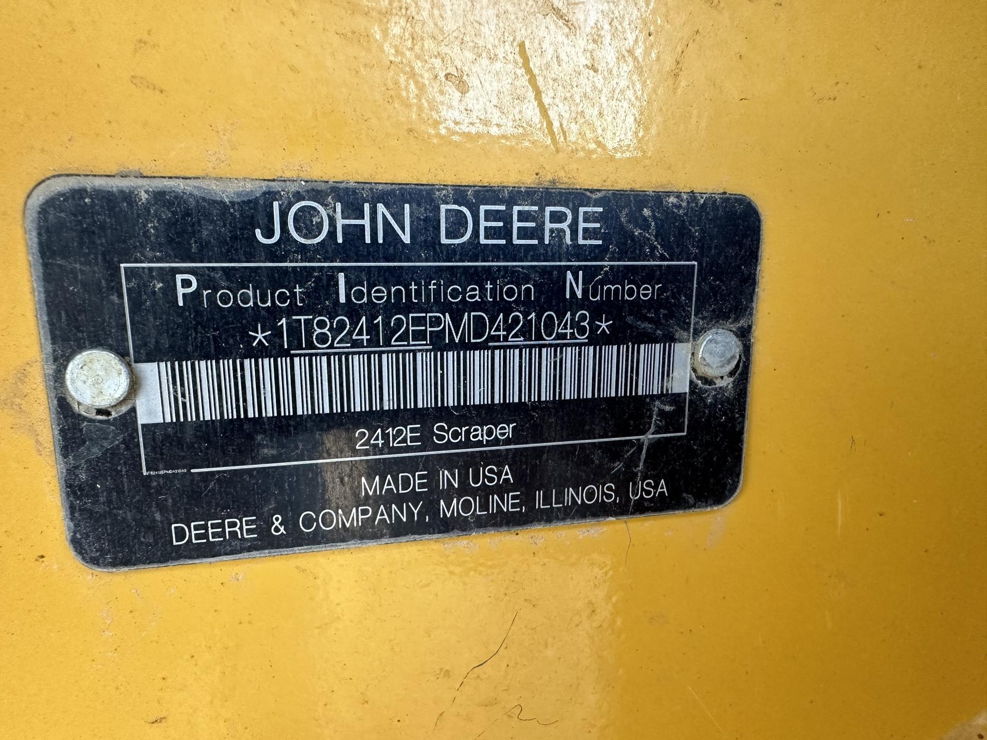 2022 John Deere 2412D E