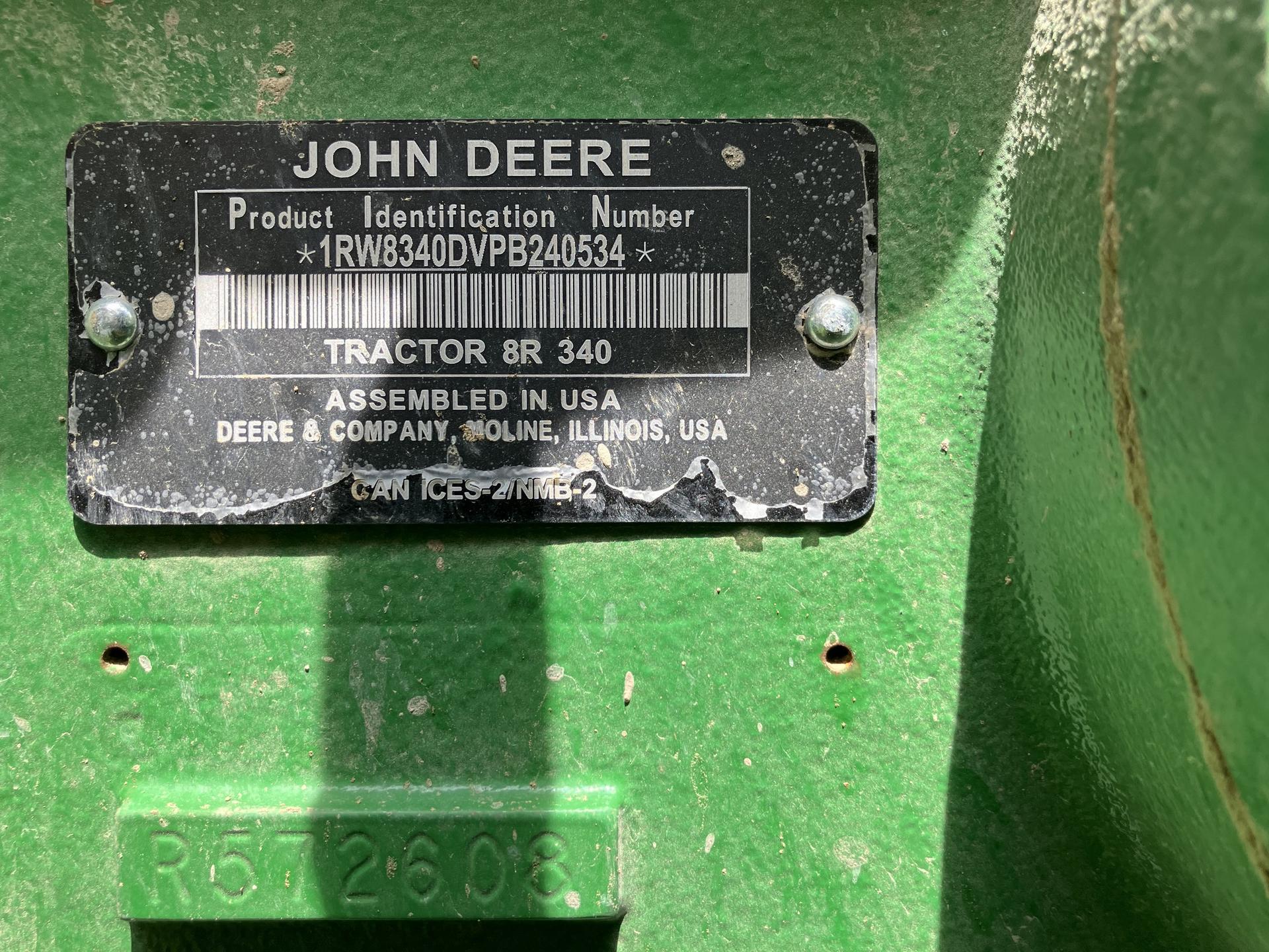 2024 John Deere 8R 340