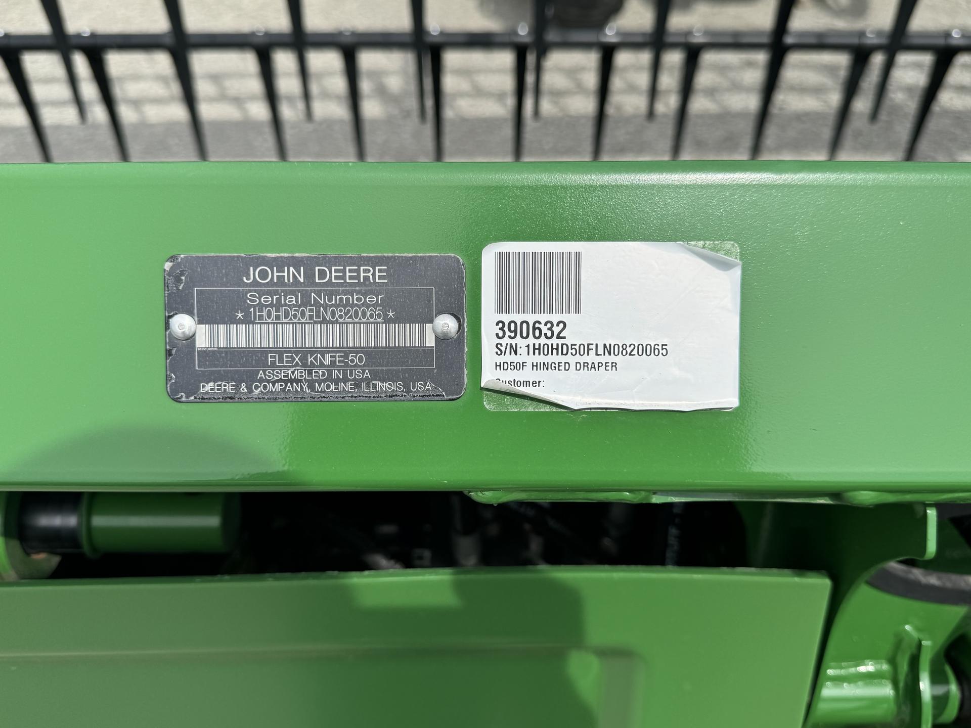 2022 John Deere HD50F