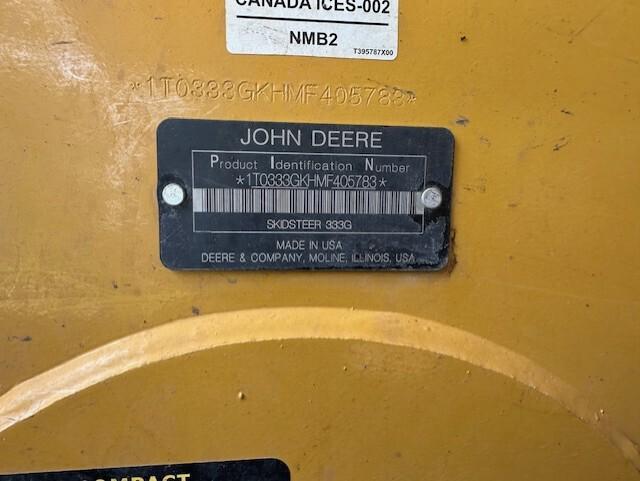 2021 John Deere 333G