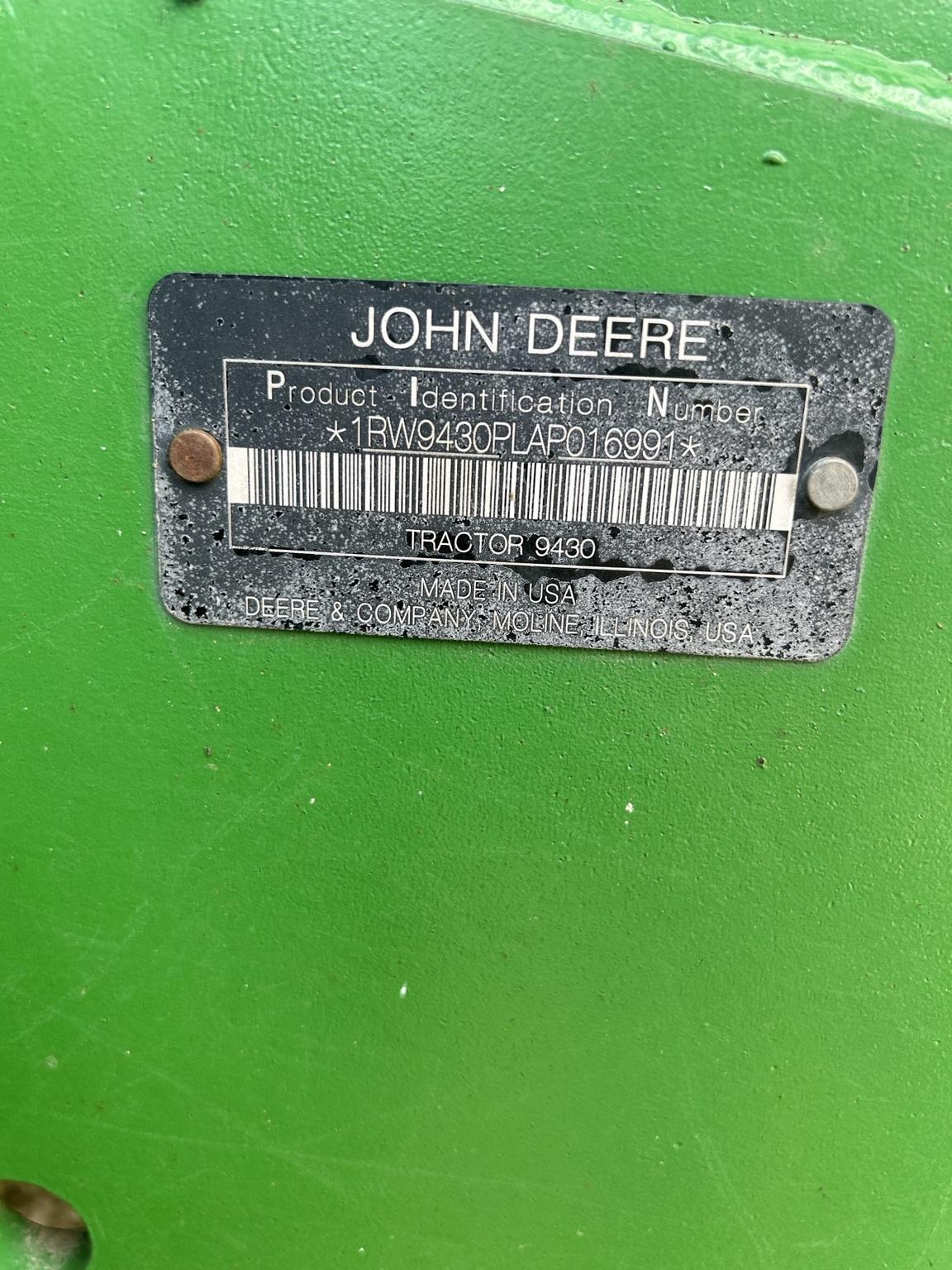 2010 John Deere 9430