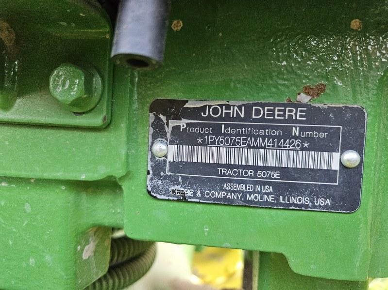 2021 John Deere 5075E